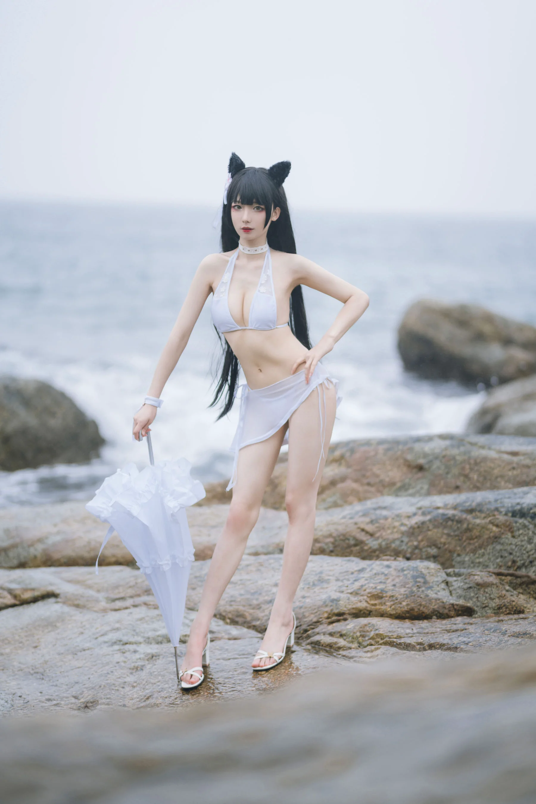 [网红COSER] 动漫博主封疆疆v – 爱宕泳装 - 爱照片