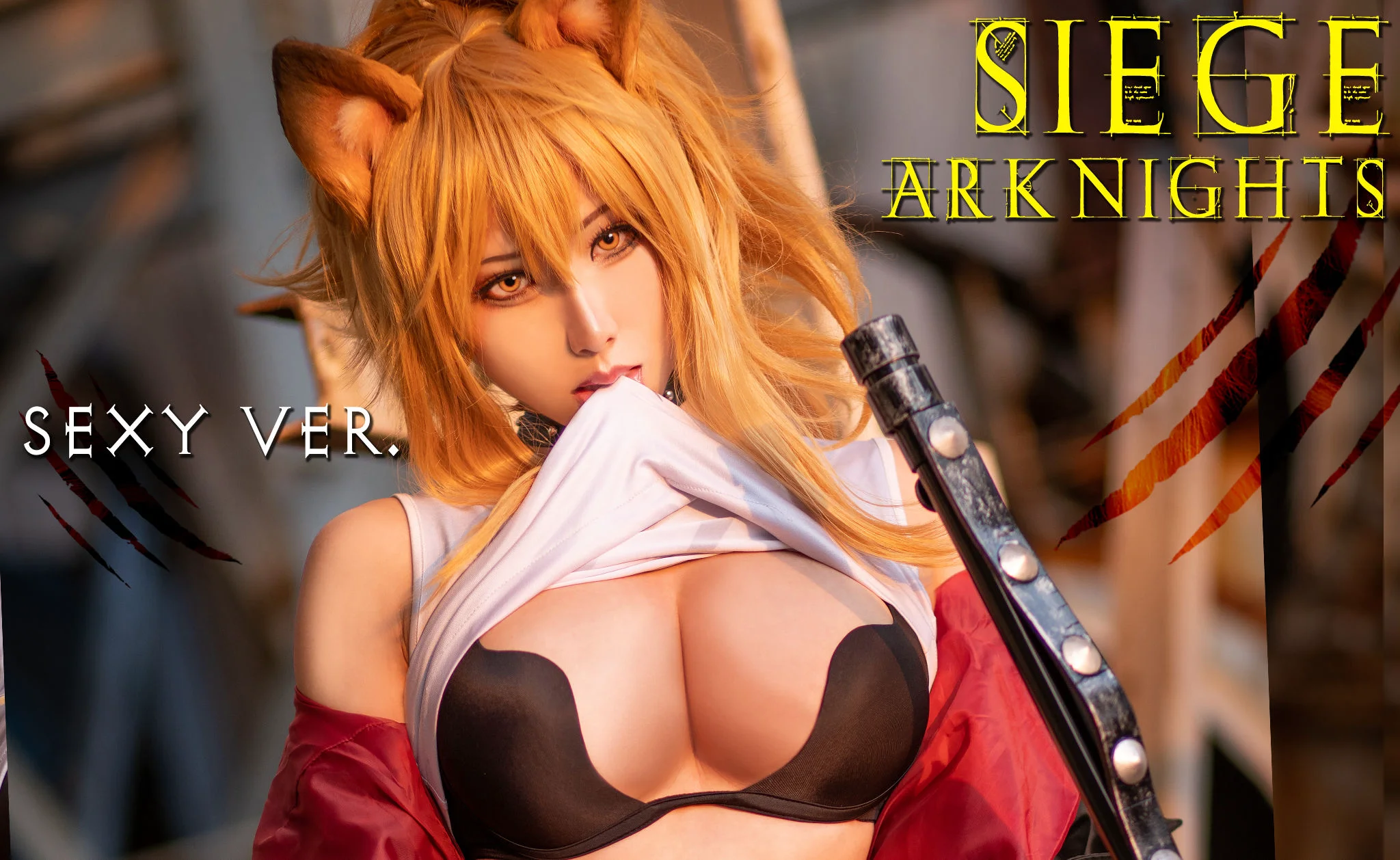 [网红COSER写真] Hane Ame 雨波 – 明日方舟 推进之王2 - 爱照片