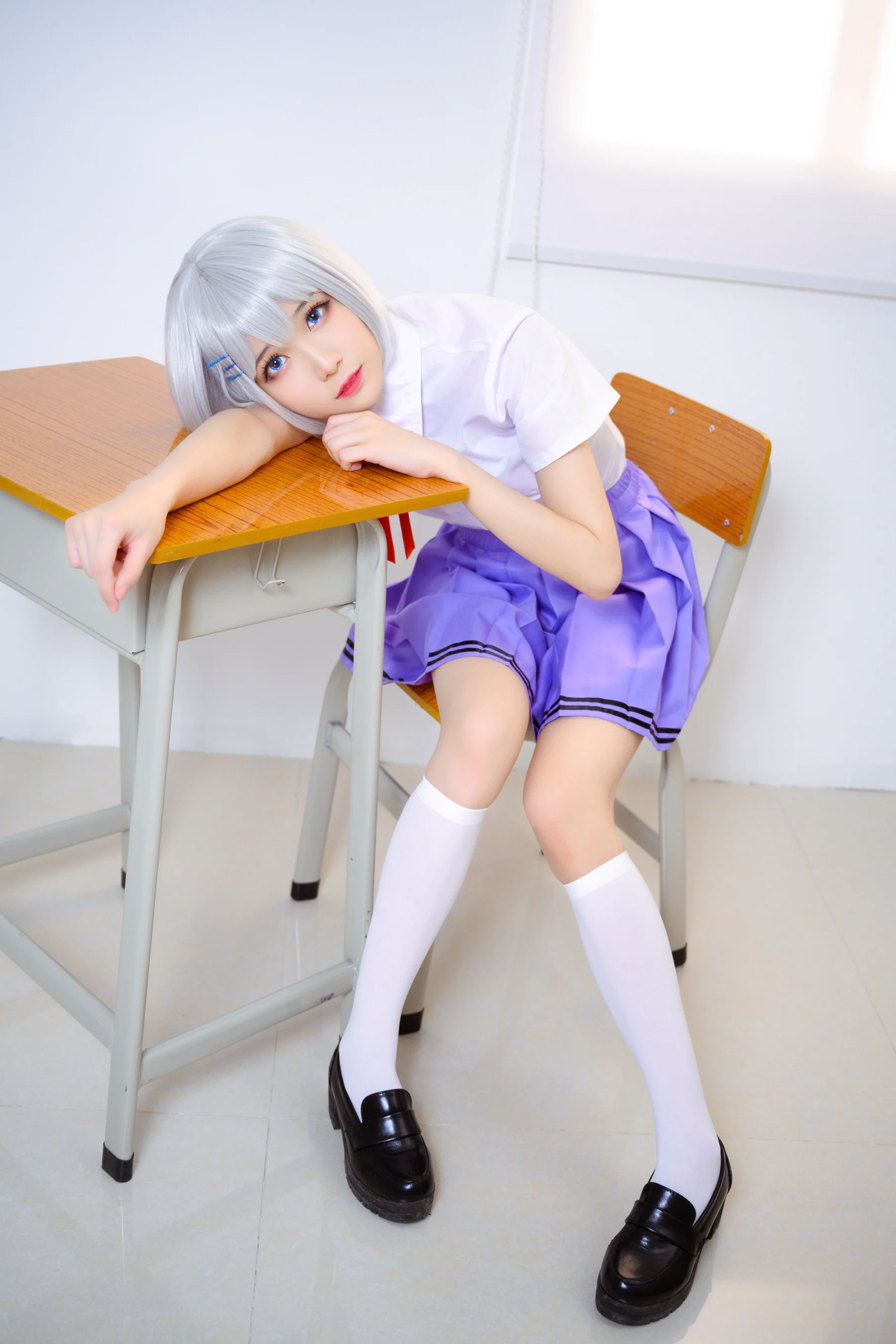 Tomoyo酱 – 鸢一折纸 校服 - 爱照片