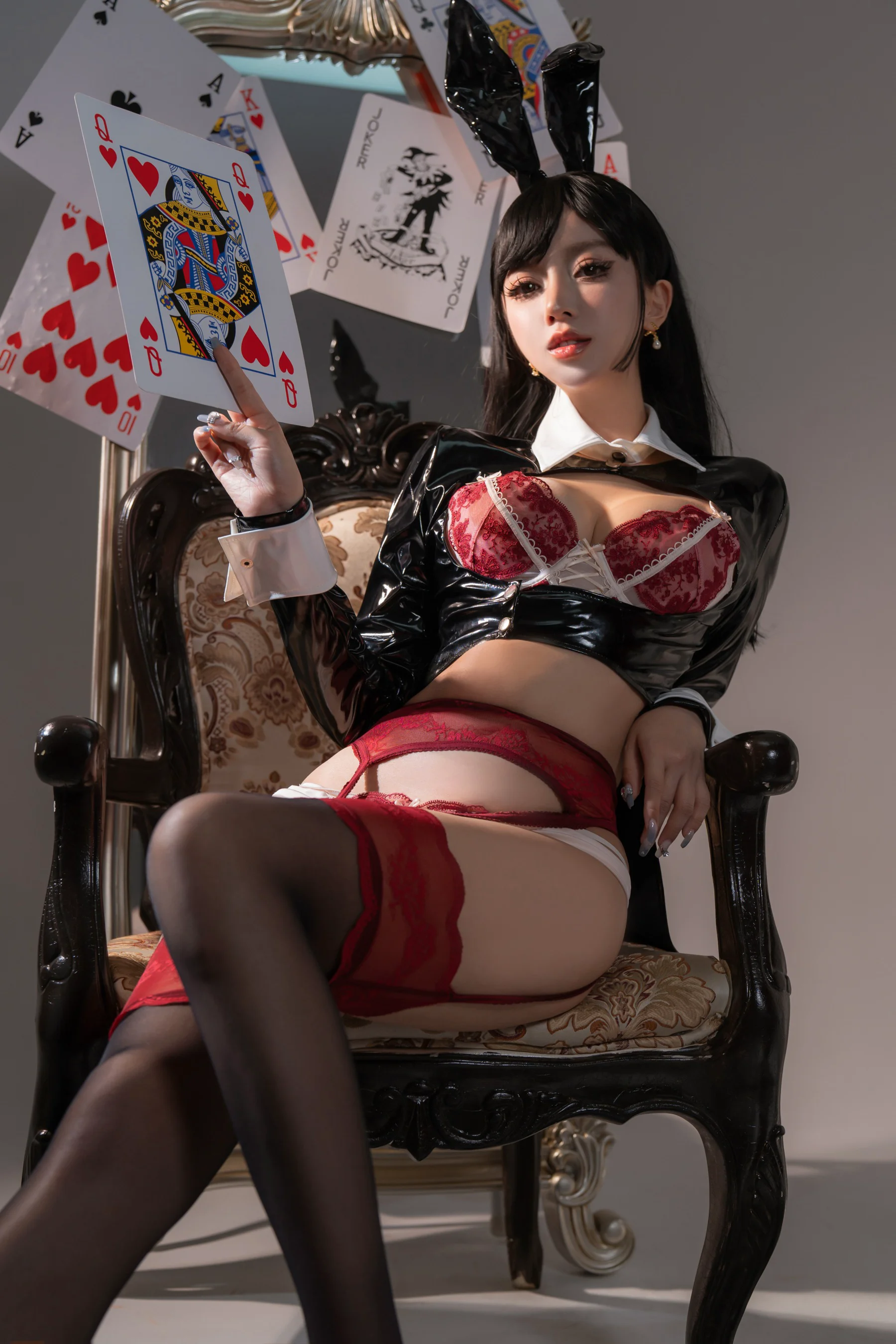 过期米线线喵 – 生日贺图 兔女郎[50P-440MB] - 爱照片