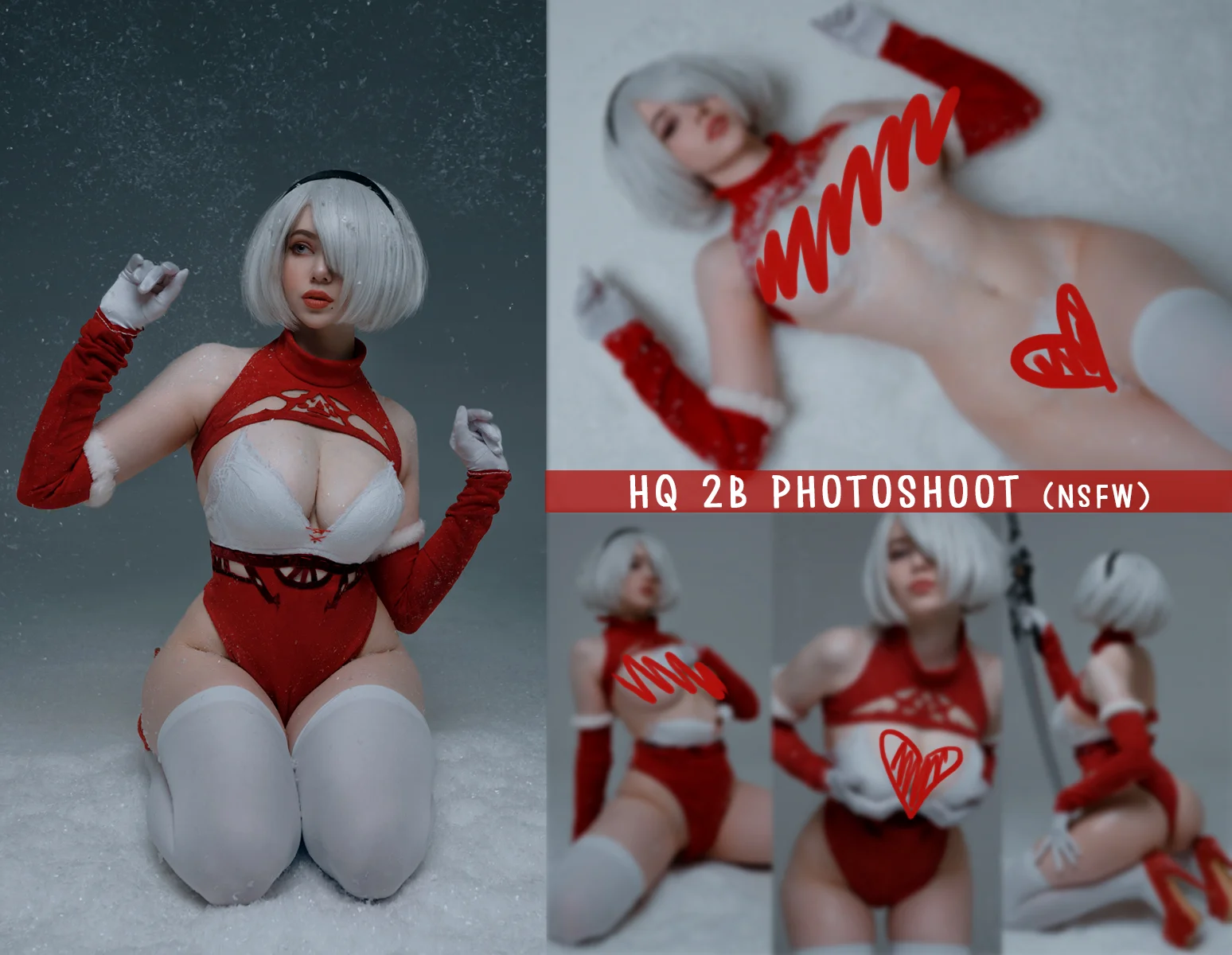 Alina Becker – NieR Automata. 2B Christmas - 爱照片