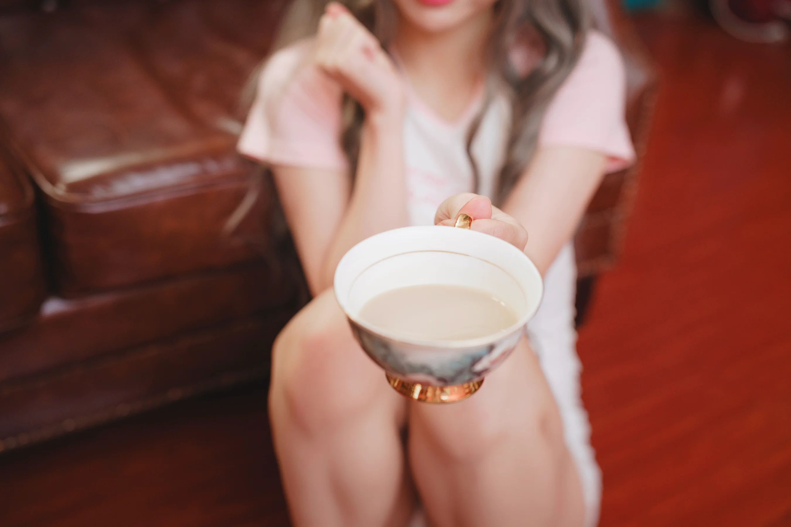 可爱人气Coser面饼仙儿 – 丝袜奶茶 - 爱照片