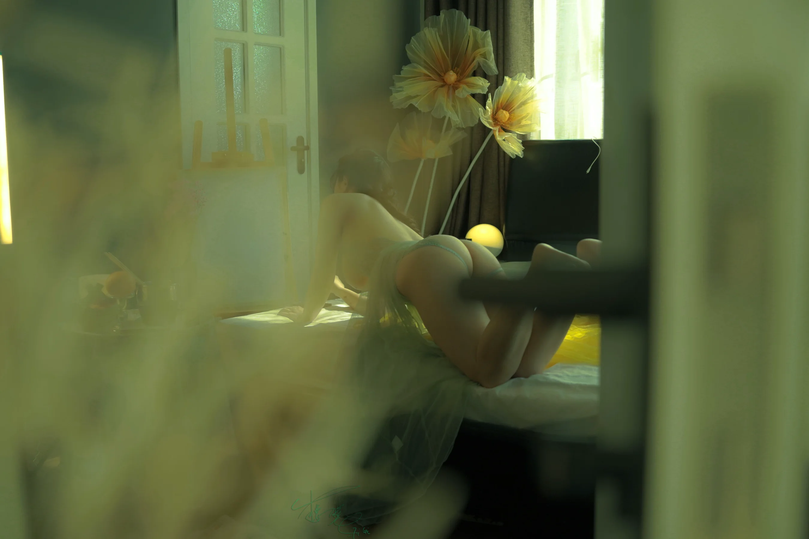 樱晚gigi – 粉丝群收费写真31-蜜糖青梅 - 爱照片