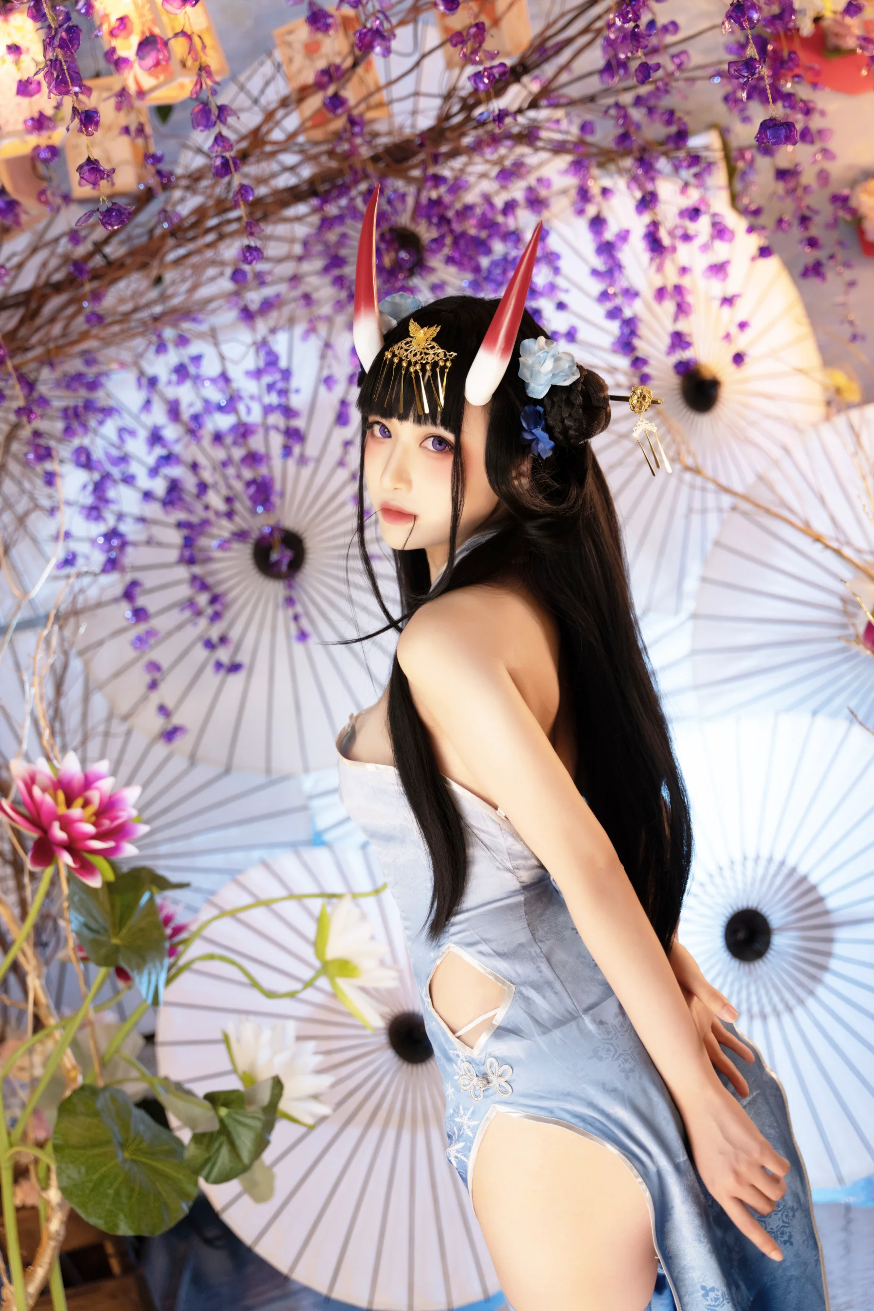 Shika小鹿鹿 能代旗袍 - 爱照片
