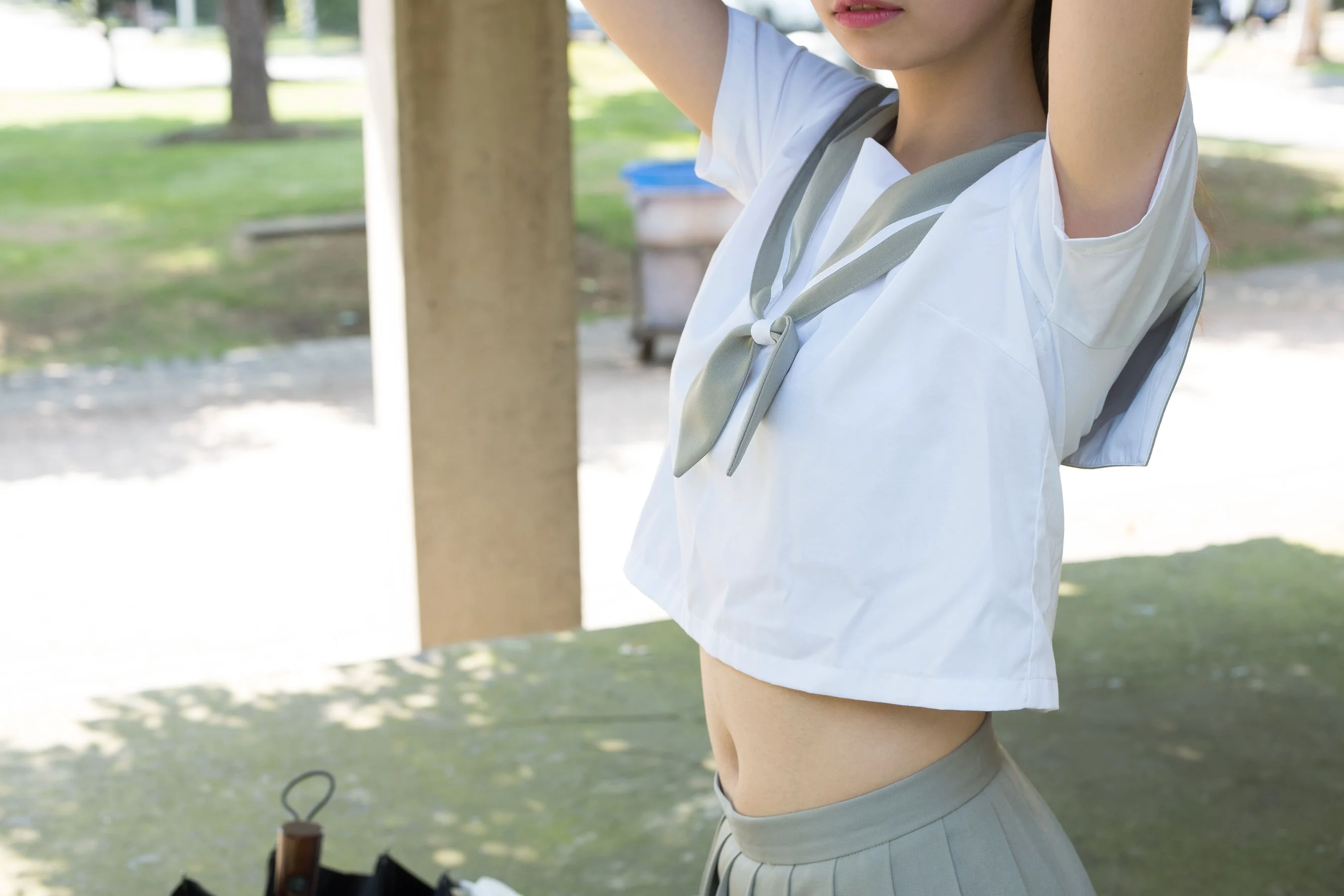 《JK白丝户外》 [森萝财团] R15-026 写真集 - 爱照片