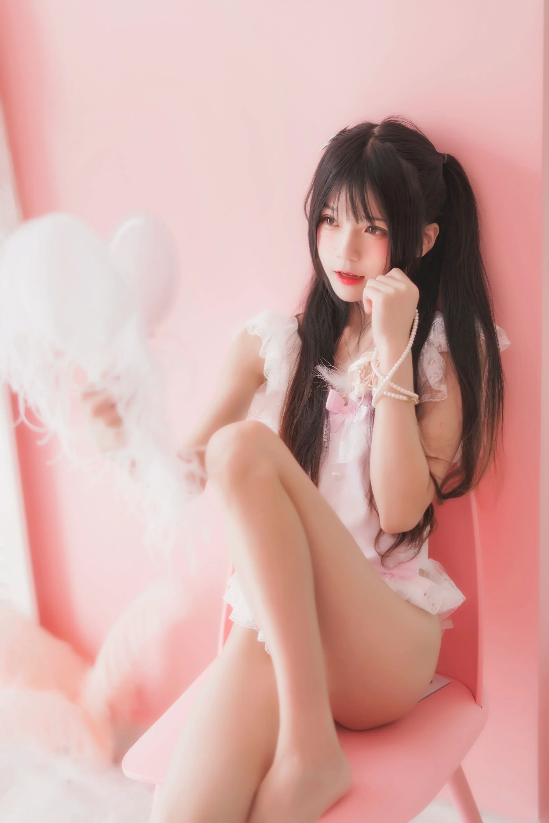 桜桃喵 冬眠系列 《粉色浴缸》 写真集 - 爱照片