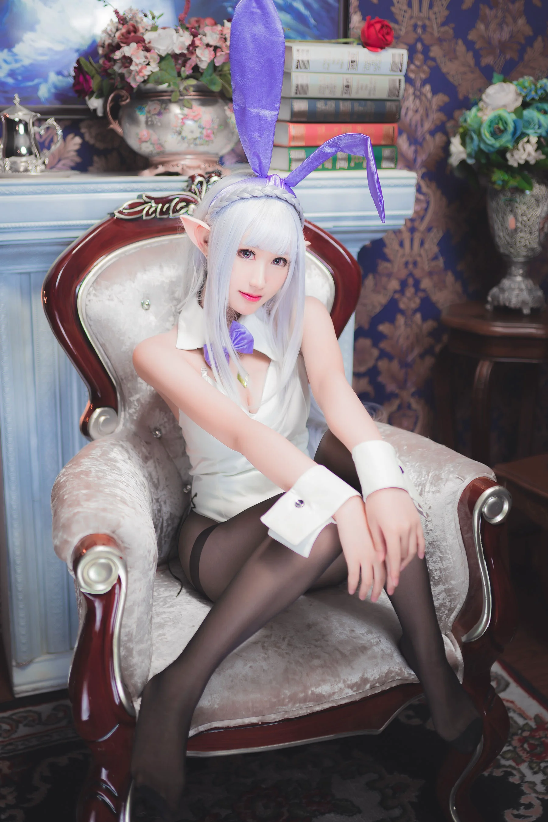 Cosplay沫小舞 – 《艾米莉亚兔女郎》 写真集 - 爱照片