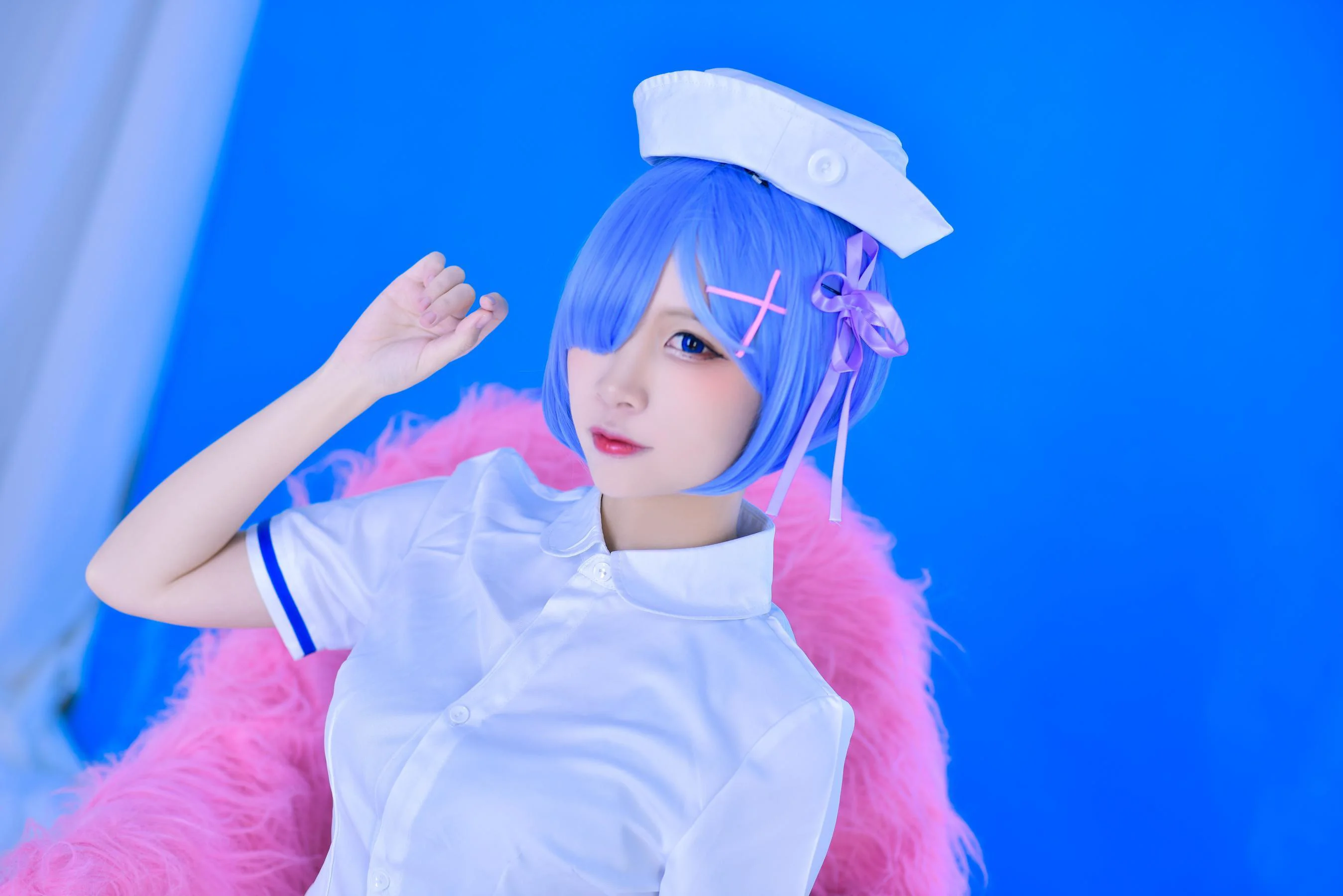 人气Coser二佐Nisa 《蕾姆护士》 写真集 - 爱照片