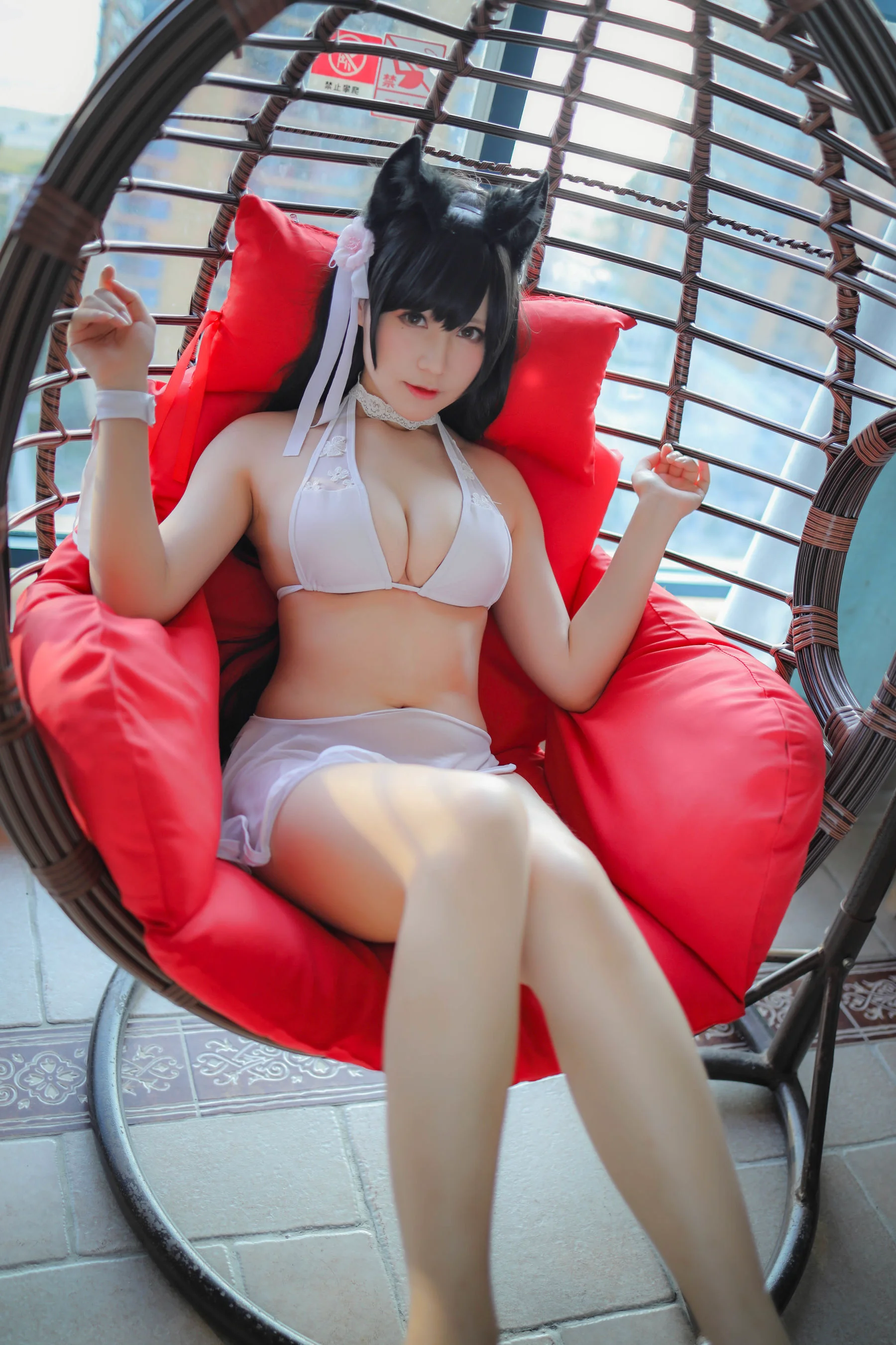 萌妹子Nyako喵子 《爱宕泳装》 写真集 - 爱照片