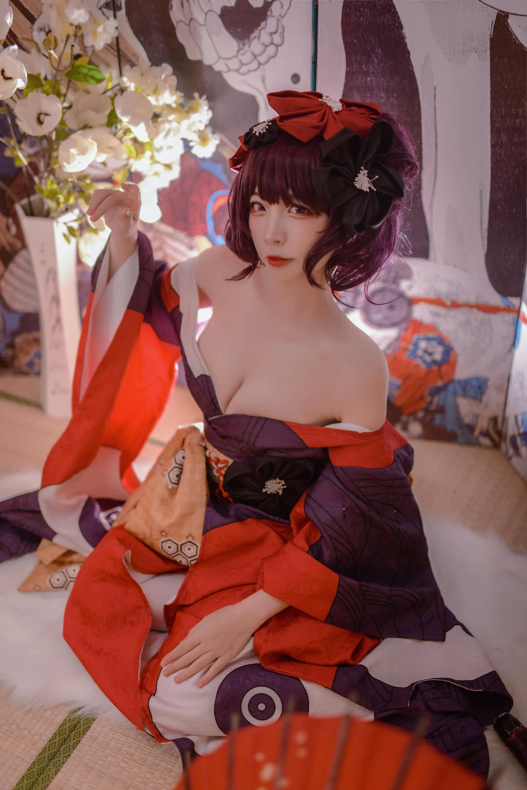 人气Coser二佐Nisa 《Fate葛饰北斋》 写真集 - 爱照片