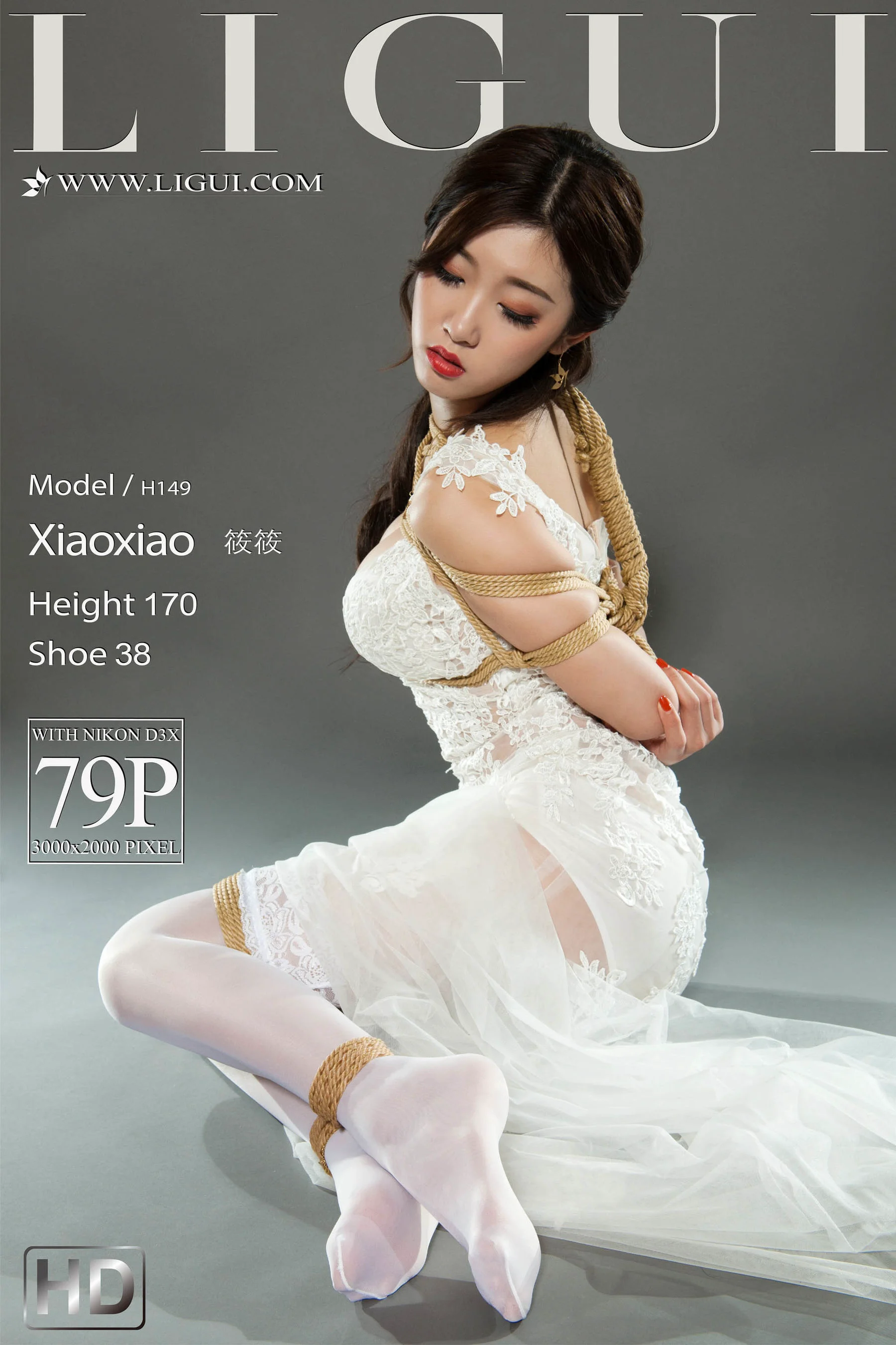 筱筱《蕾丝长裙美束》 [丽柜Ligui] 美腿丝足写真集 - 爱照片