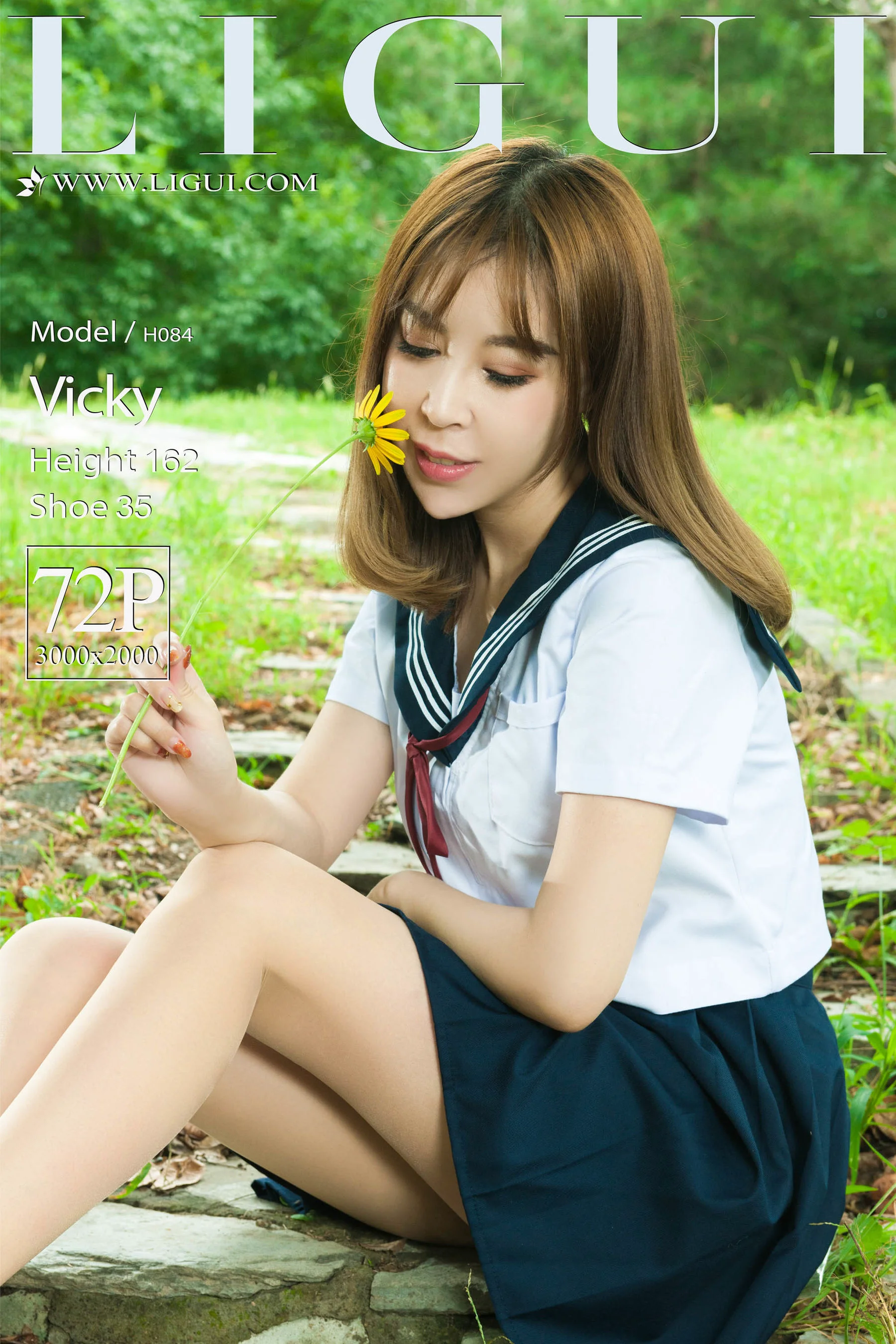 足模Vicky《校花玉足》 [丽柜Ligui] 写真集 - 爱照片
