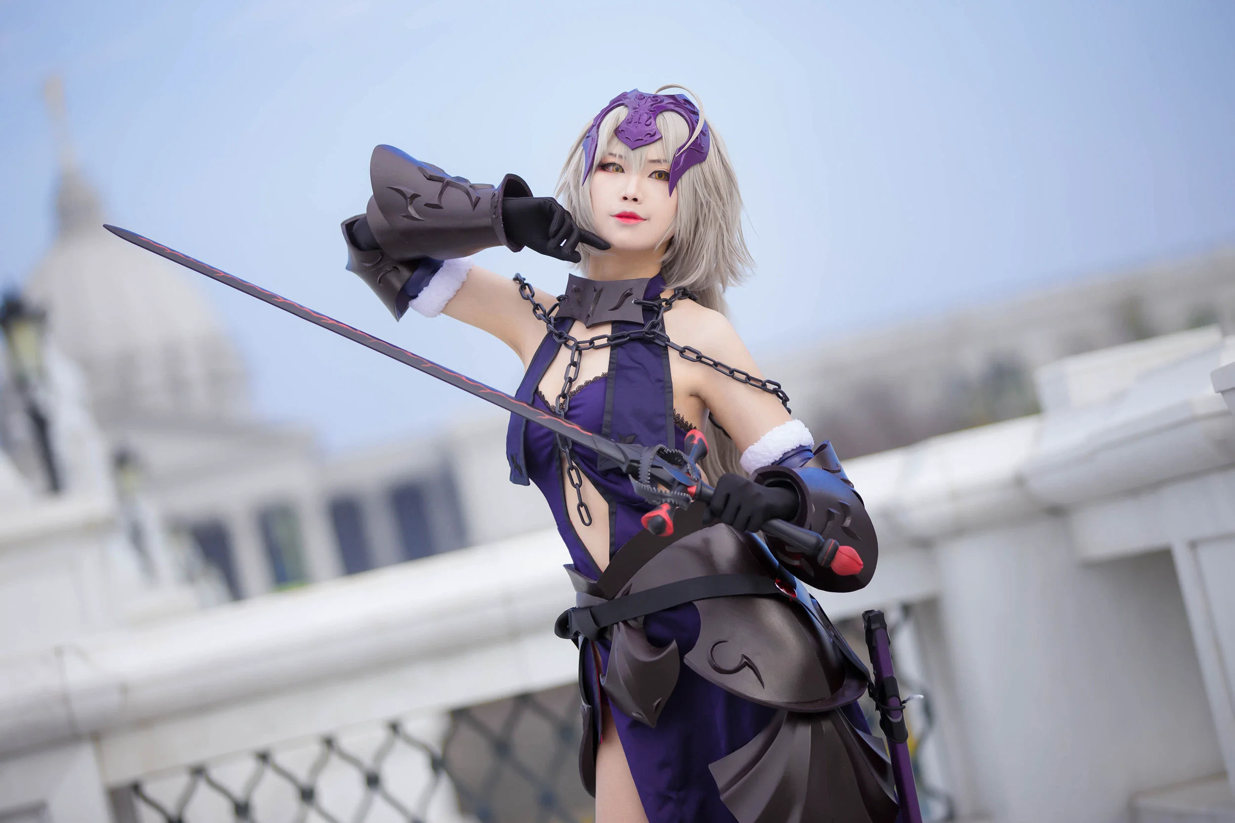 [Cosplay写真] Coser萱-KaYa – 黑贞 黑呆毛 - 爱照片