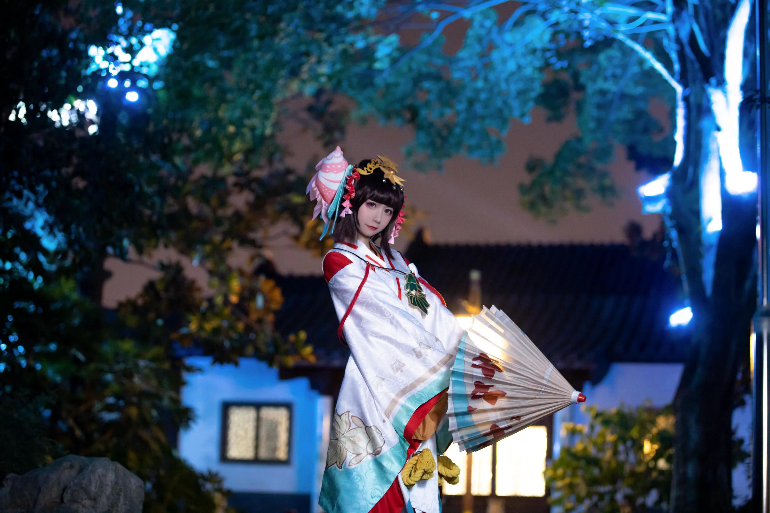 [Cosplay写真] 弦音sic – 阴阳师 神乐 - 爱照片