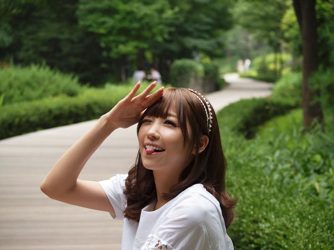 李恩慧《公园短裙外拍》 [韩国美女] 写真集 - 爱照片