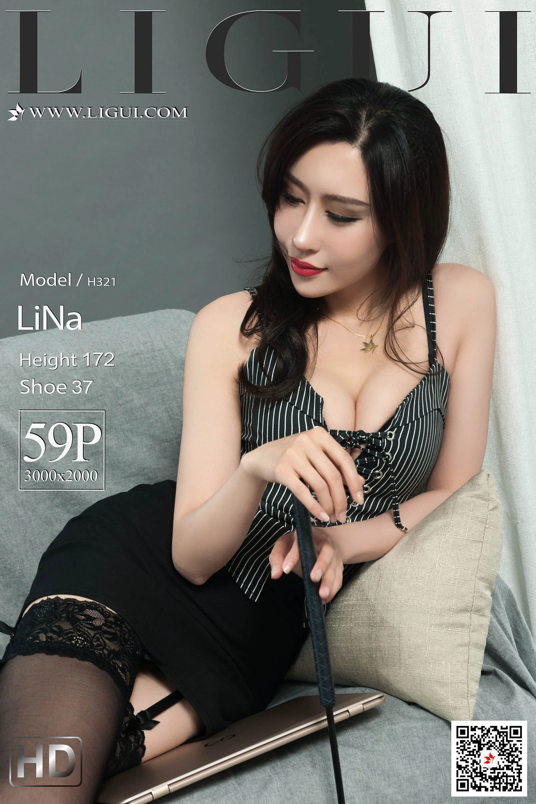 [丽柜Ligui] 2021.01.11 LiNa 丝足美腿套图 - 爱照片