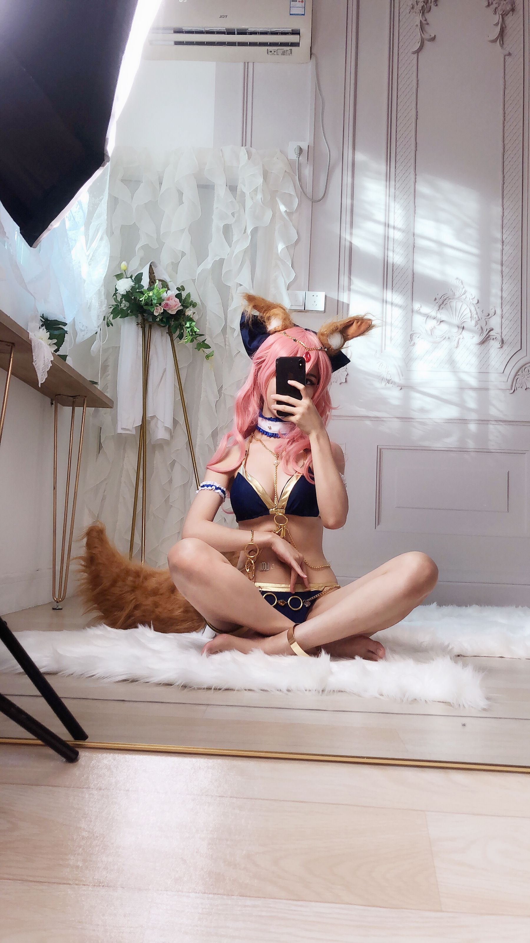 [COS福利] 抖娘-利世 – 玉藻前 舞娘 写真套图 - 爱照片
