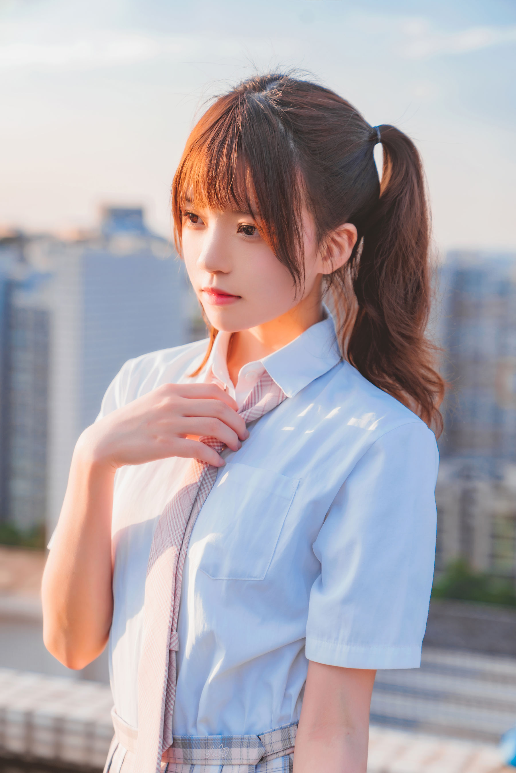 [网红COSER] 桜桃喵 – 橘子汽水 - 爱照片