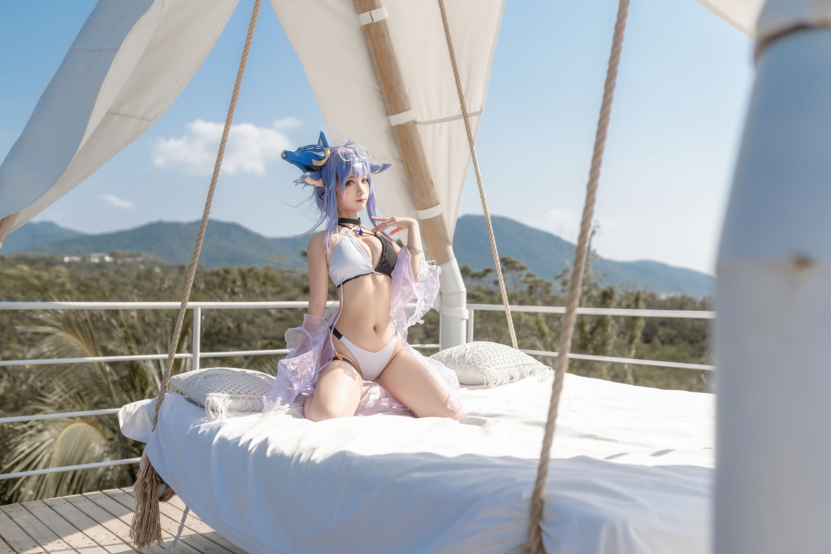 [网红COSER] 动漫博主蠢沫沫 – 童の假日 士佐 - 爱照片