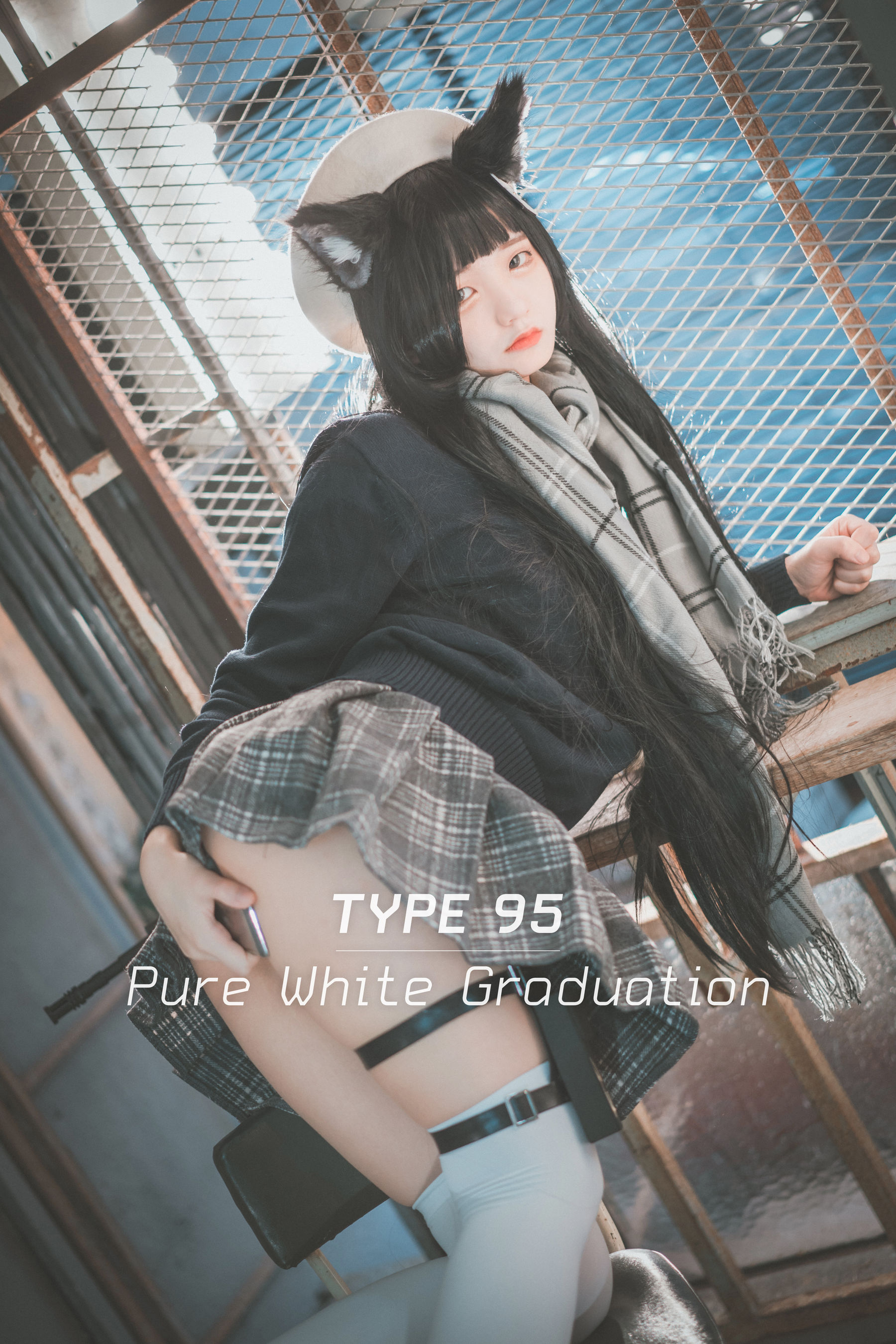[DJAWA] Jenny – Type 95 Pure White Graduation 写真套图 - 爱照片