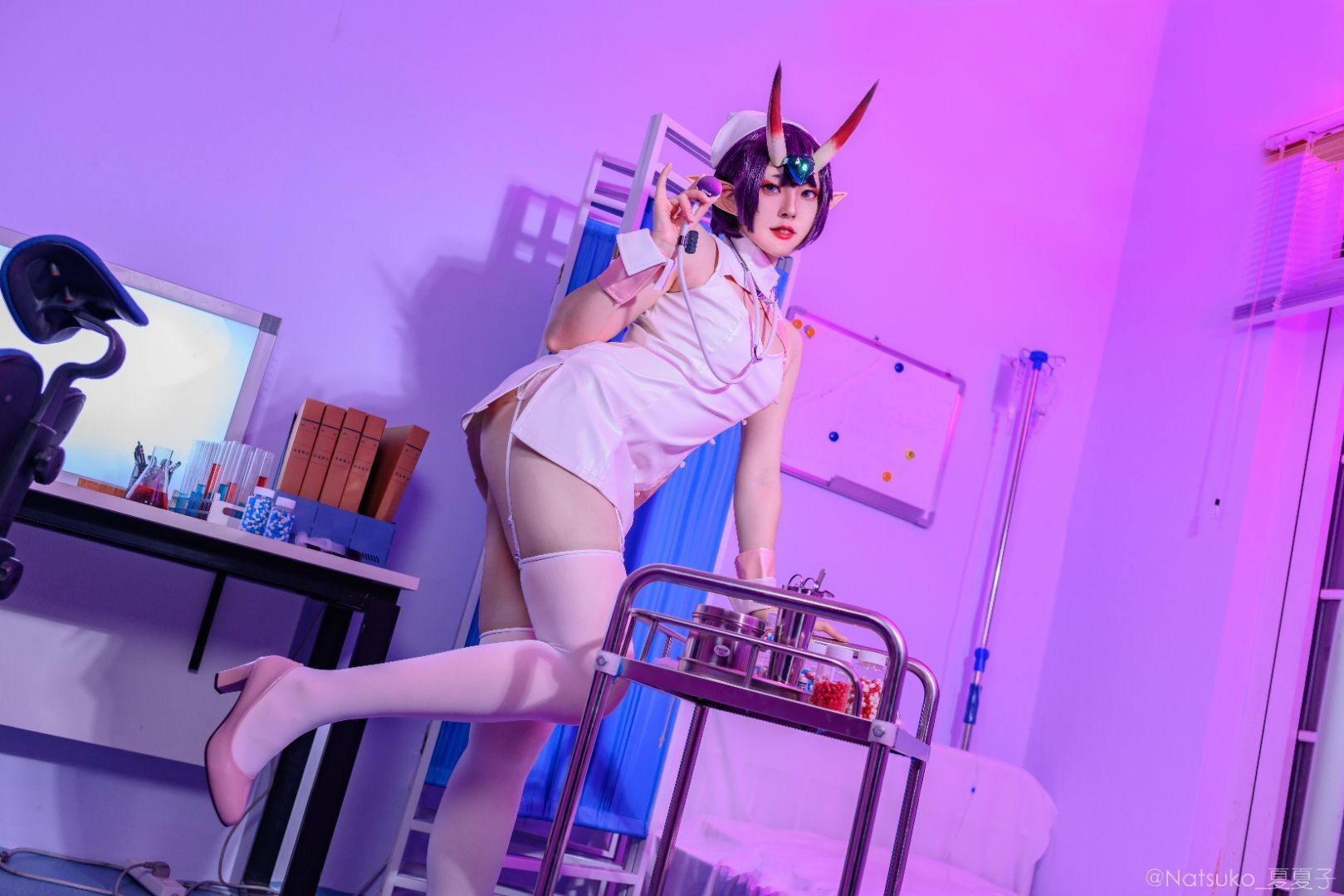 Natsuko夏夏子 – Shuten Douji Nurse - 爱照片
