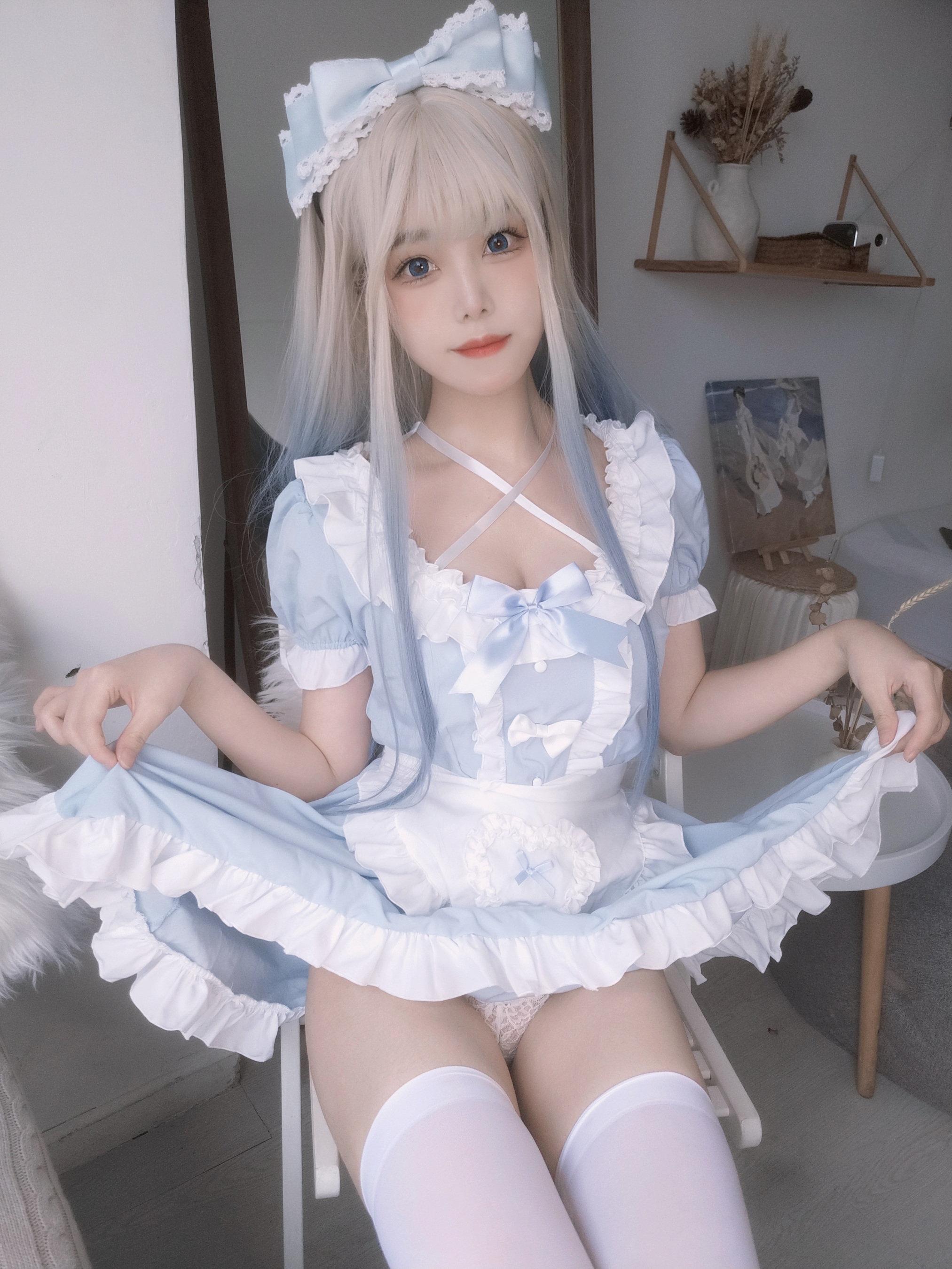 蜜汁猫裘 – 蓝baby - 爱照片