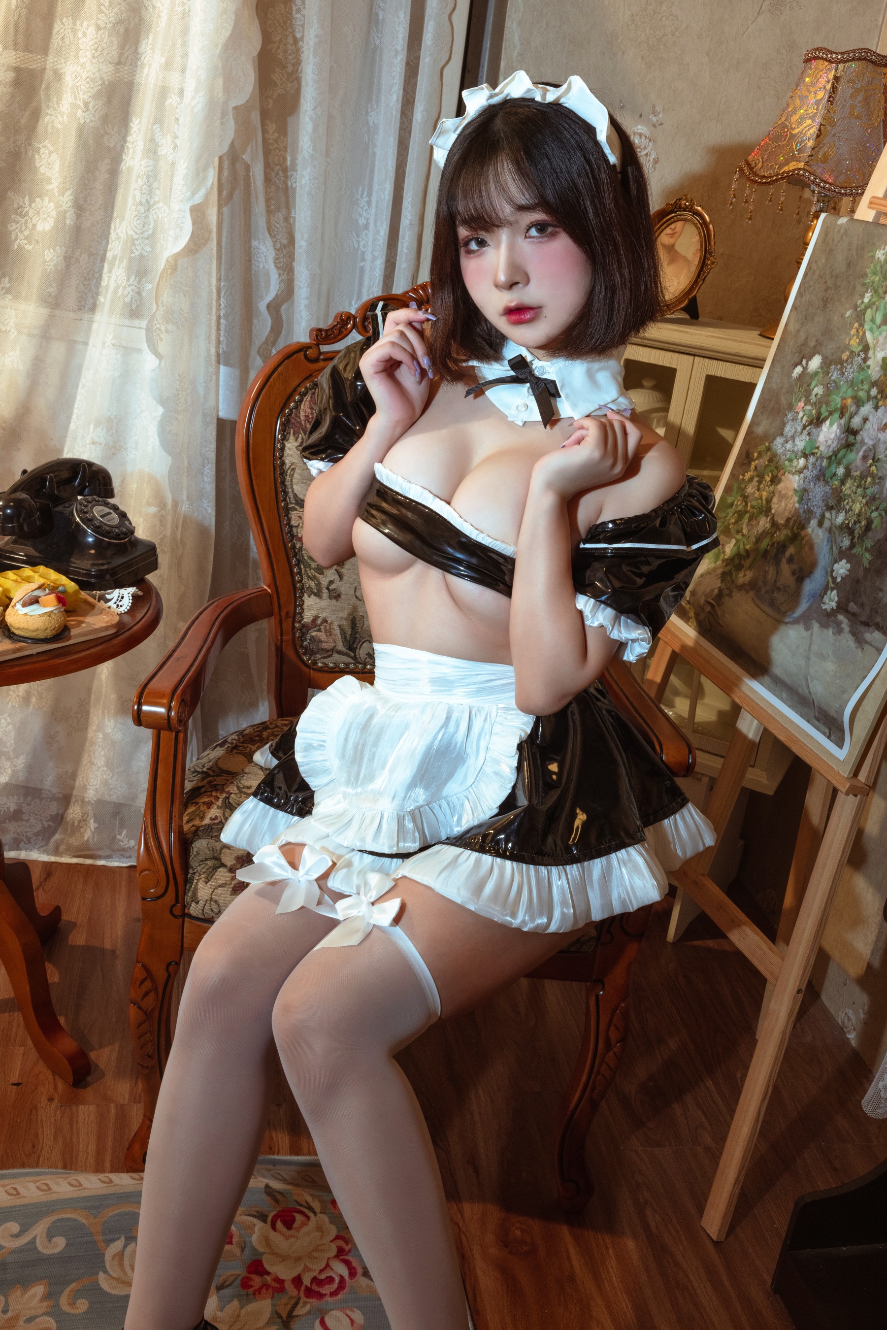yuuhui玉汇 – 女仆假日 - 爱照片