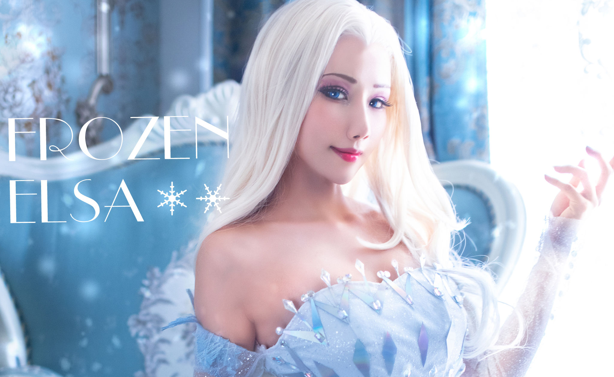 [COS福利] Hane Ame 雨波 – 冰雪奇緣 写真套图 - 爱照片