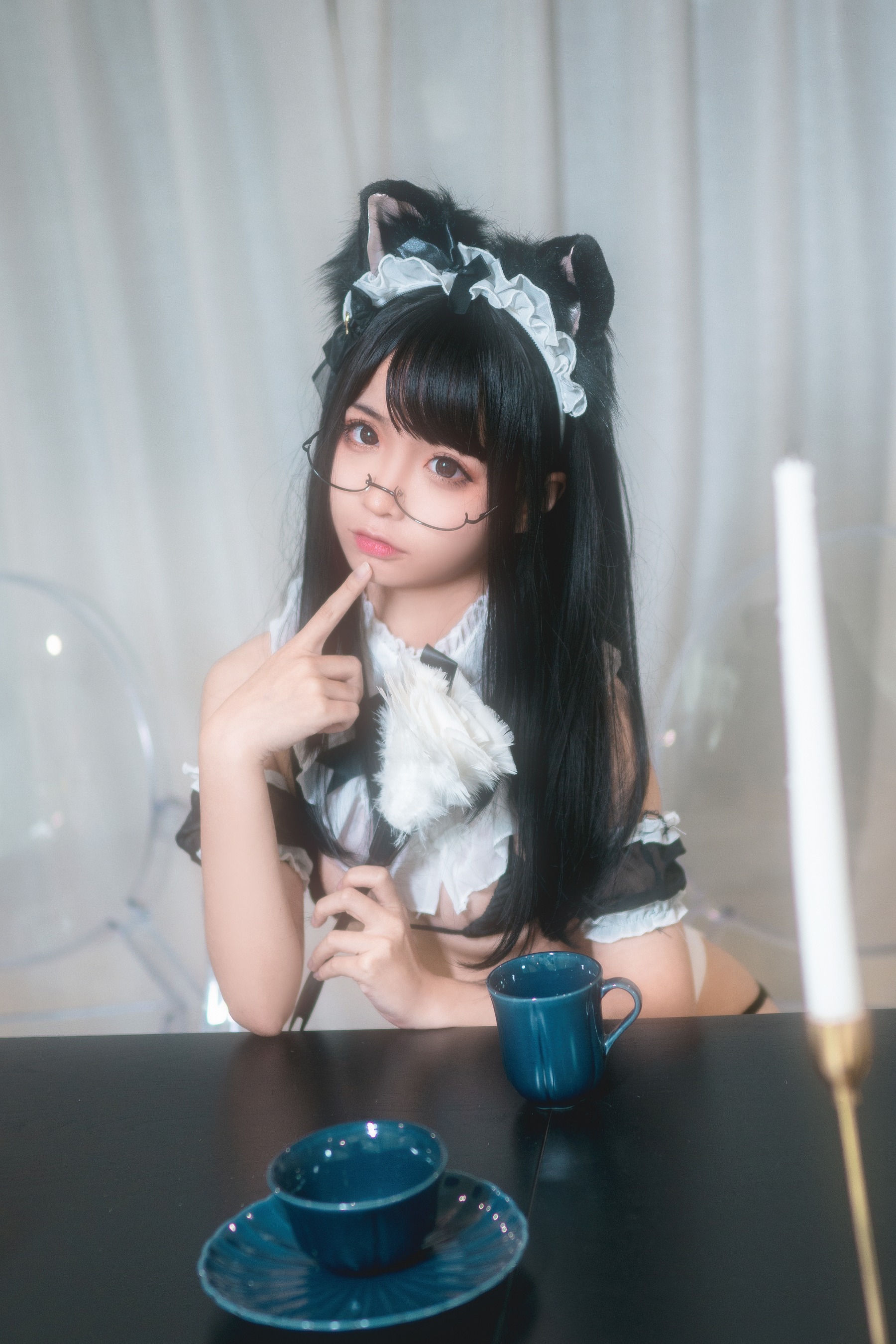 蠢沫沫 猫耳女仆 - 爱照片