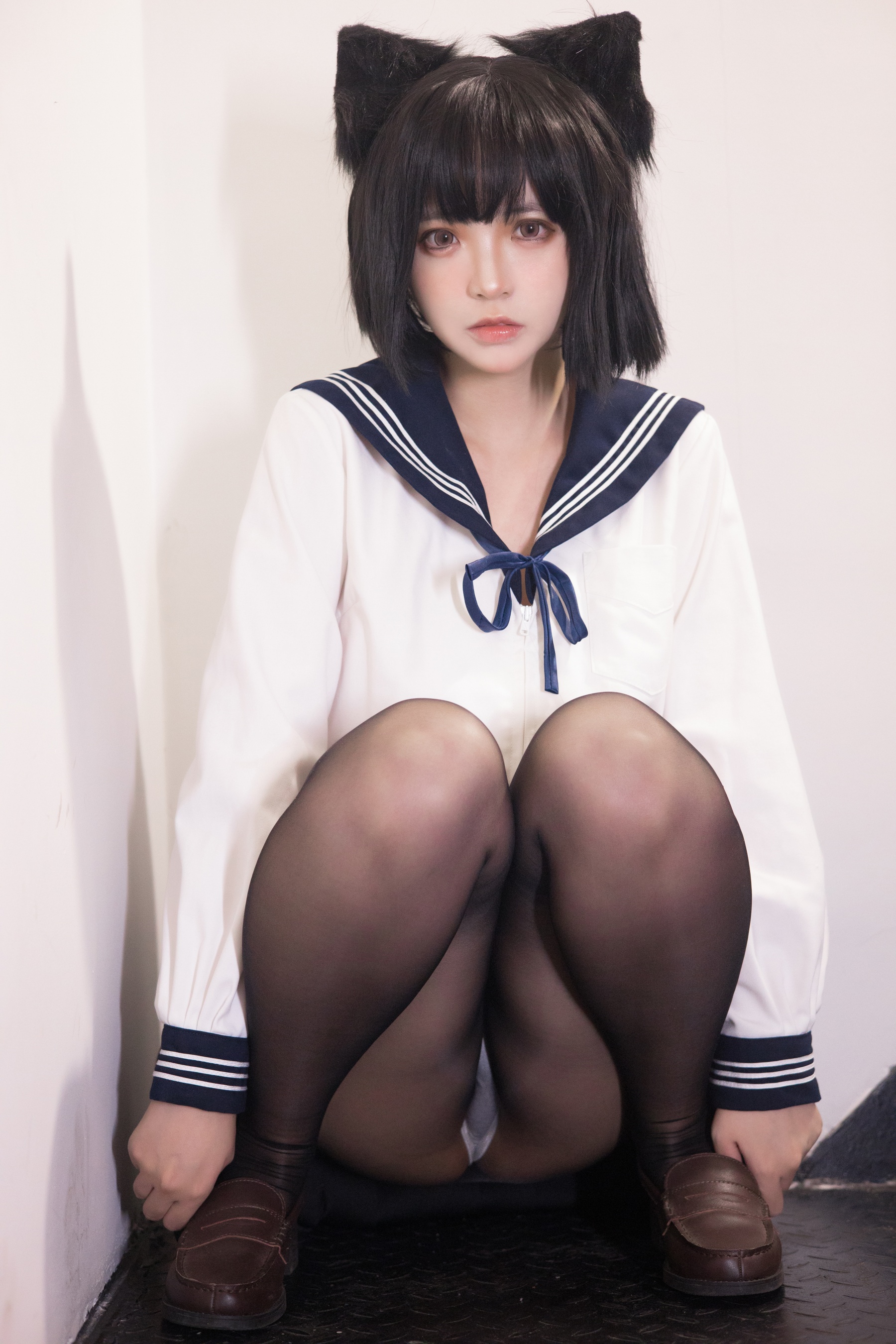 COS美女 疯猫ss – 2022新春生日本04 制服少女 - 爱照片
