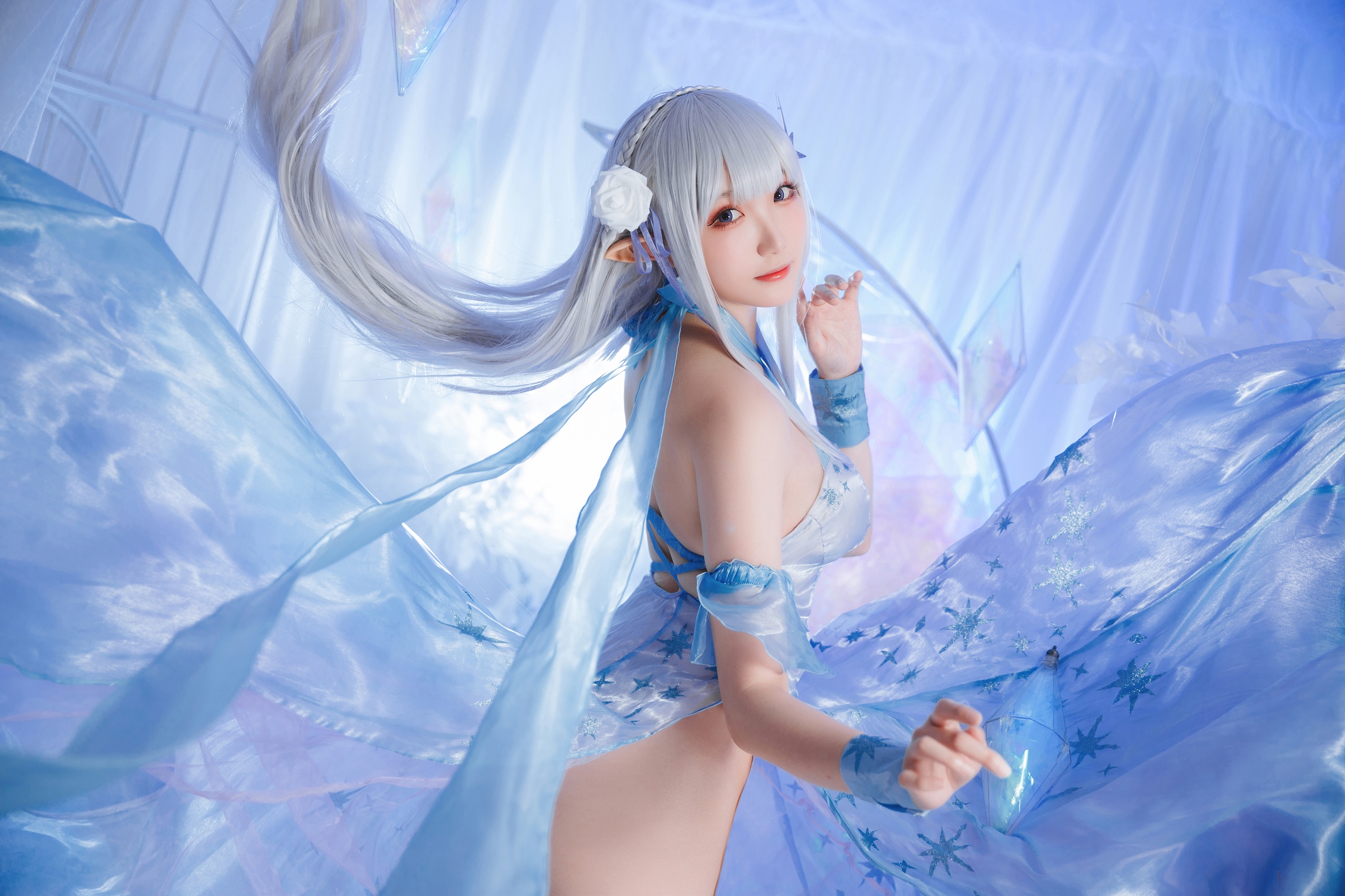 瓜希酱 – 爱蜜莉雅 水晶礼服 - 爱照片