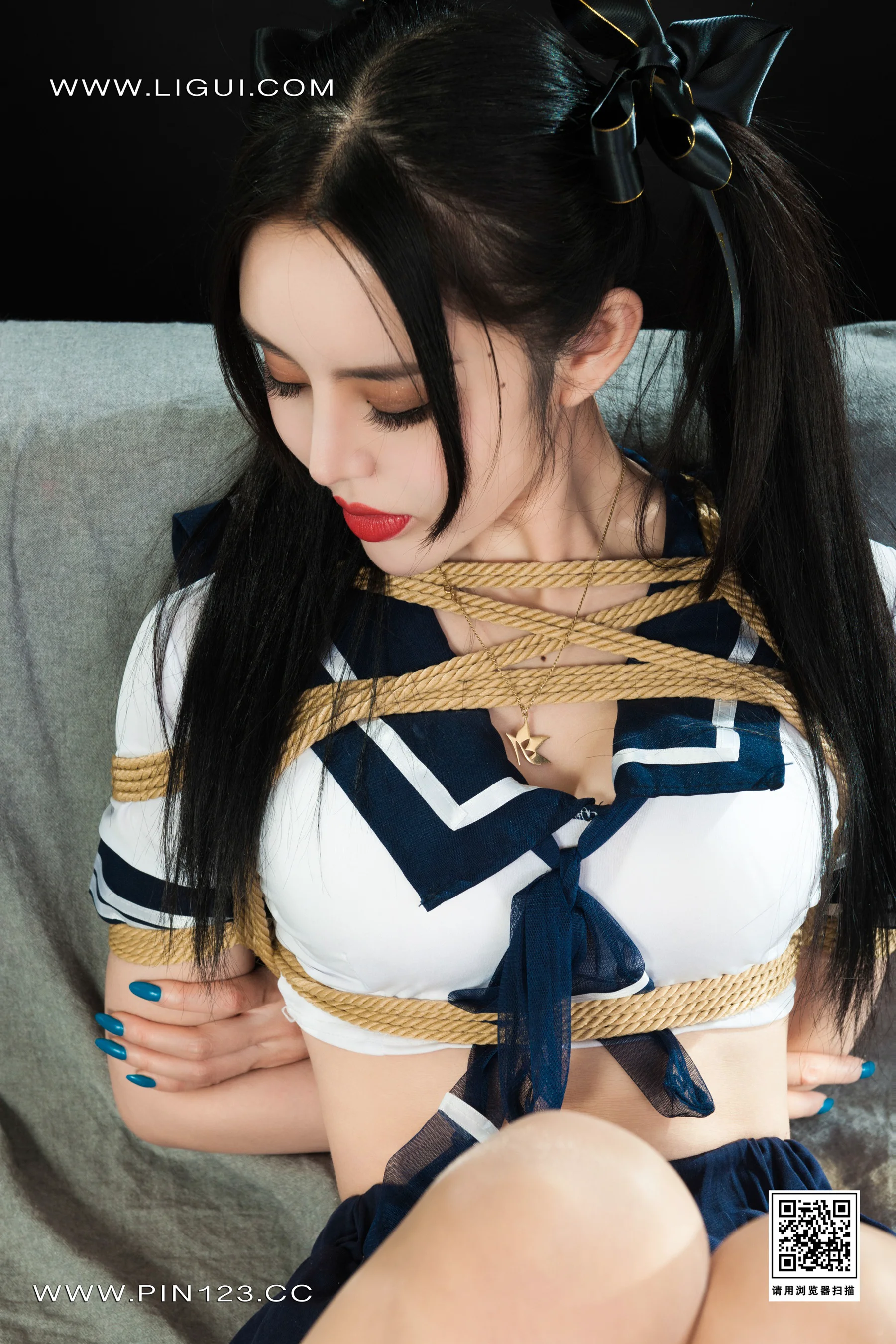 [Ligui丽柜] 2022.11.04 紧缚学妹 凉儿 - 爱照片