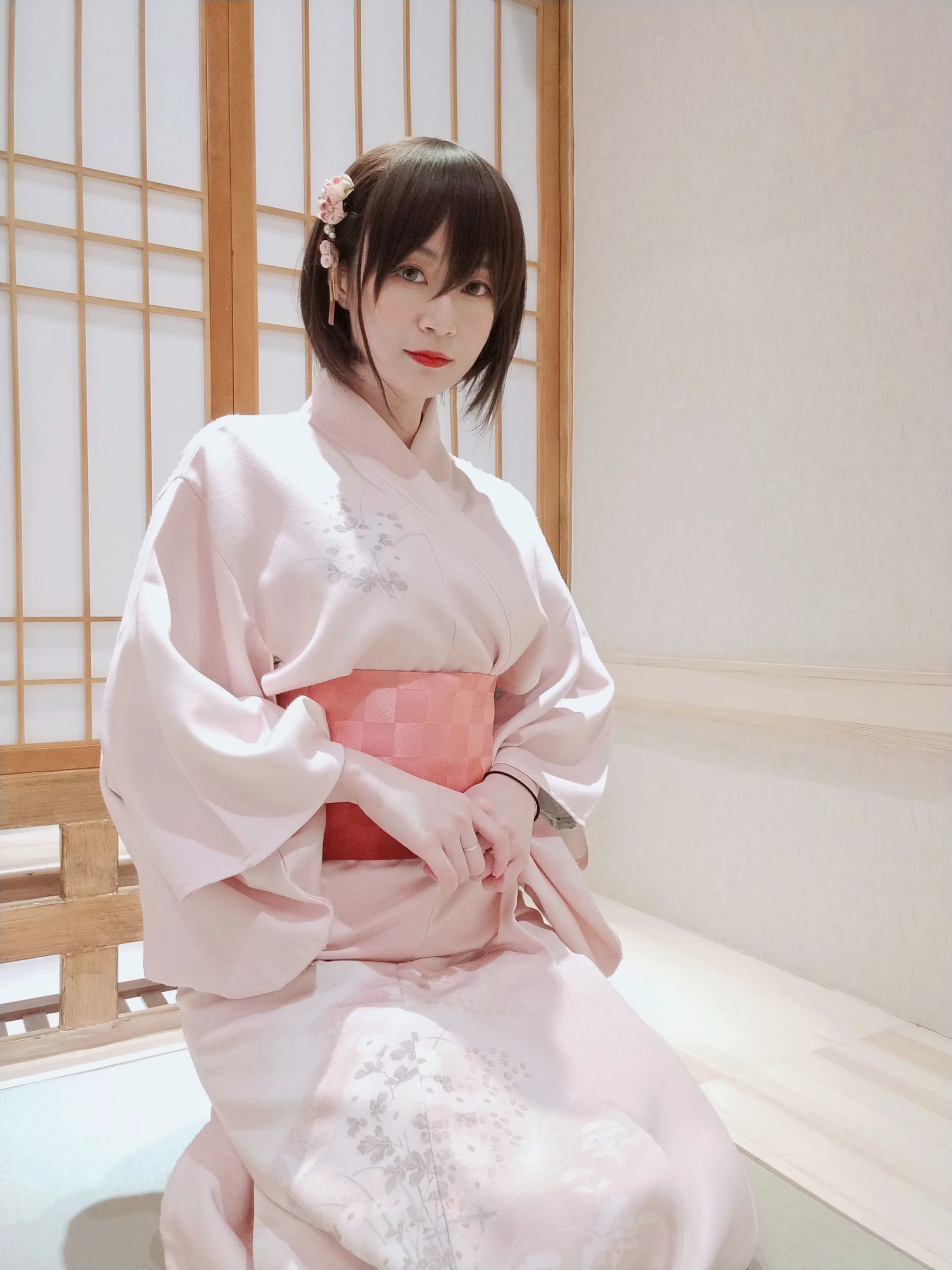白银《和服温泉》 [萝莉COS] 写真集 - 爱照片