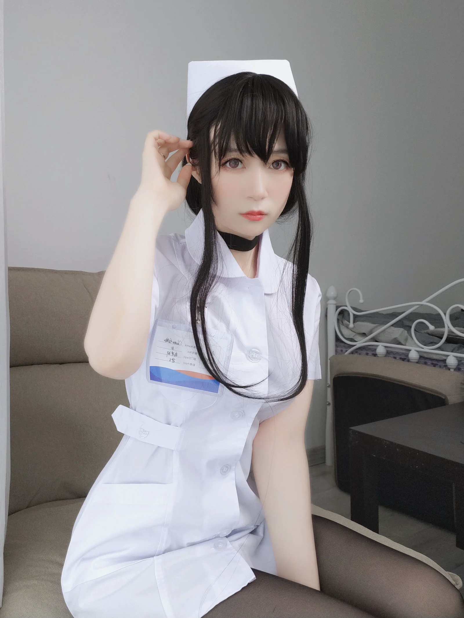 白银《长发小护士》 [萝莉COS] 写真集 - 爱照片