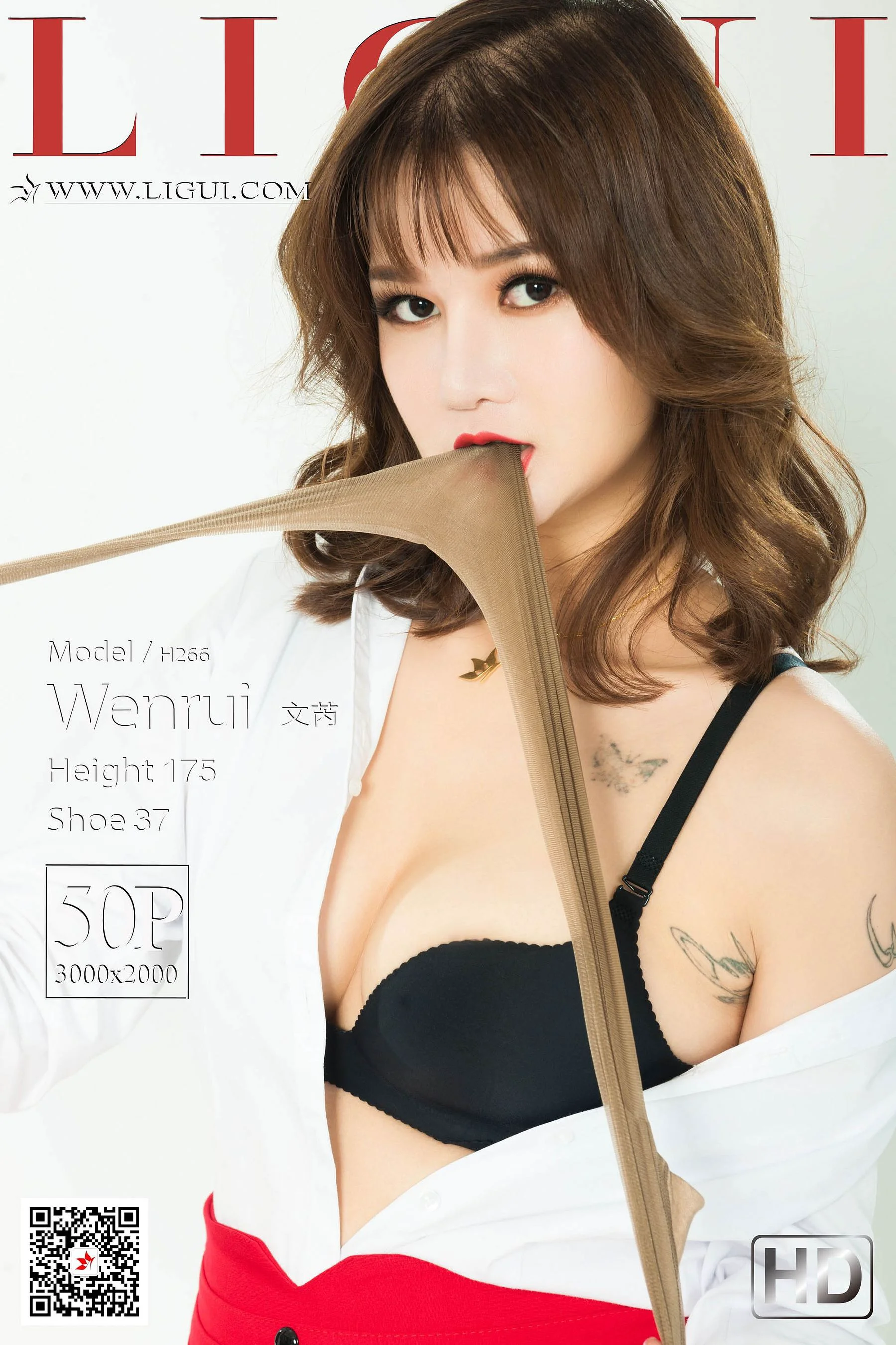 [丽柜Ligui] Model 文芮 – 丝袜OL诱惑 - 爱照片