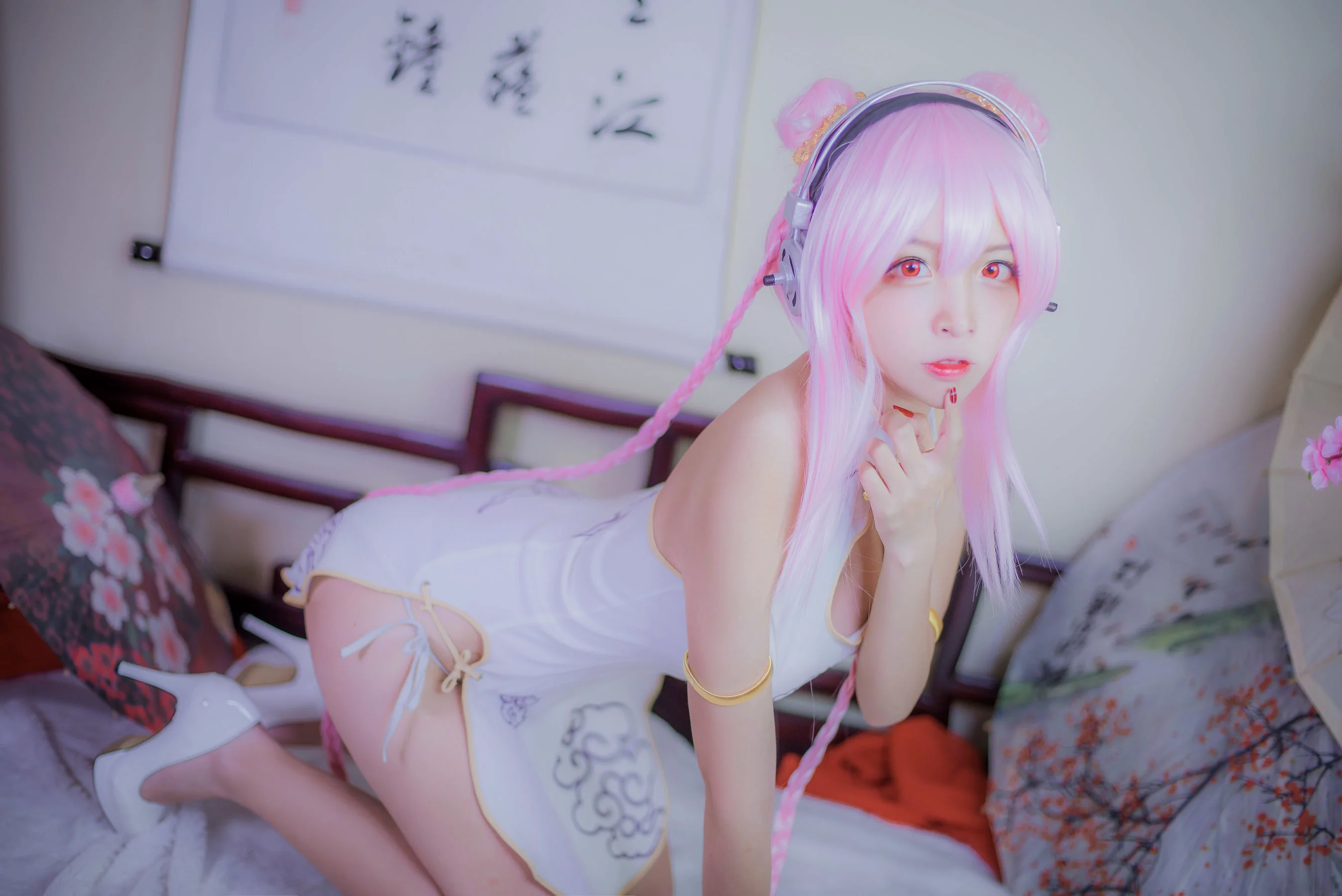 [Cosplay] 人气Coser二佐Nisa – 索尼子旗袍 写真集 - 爱照片