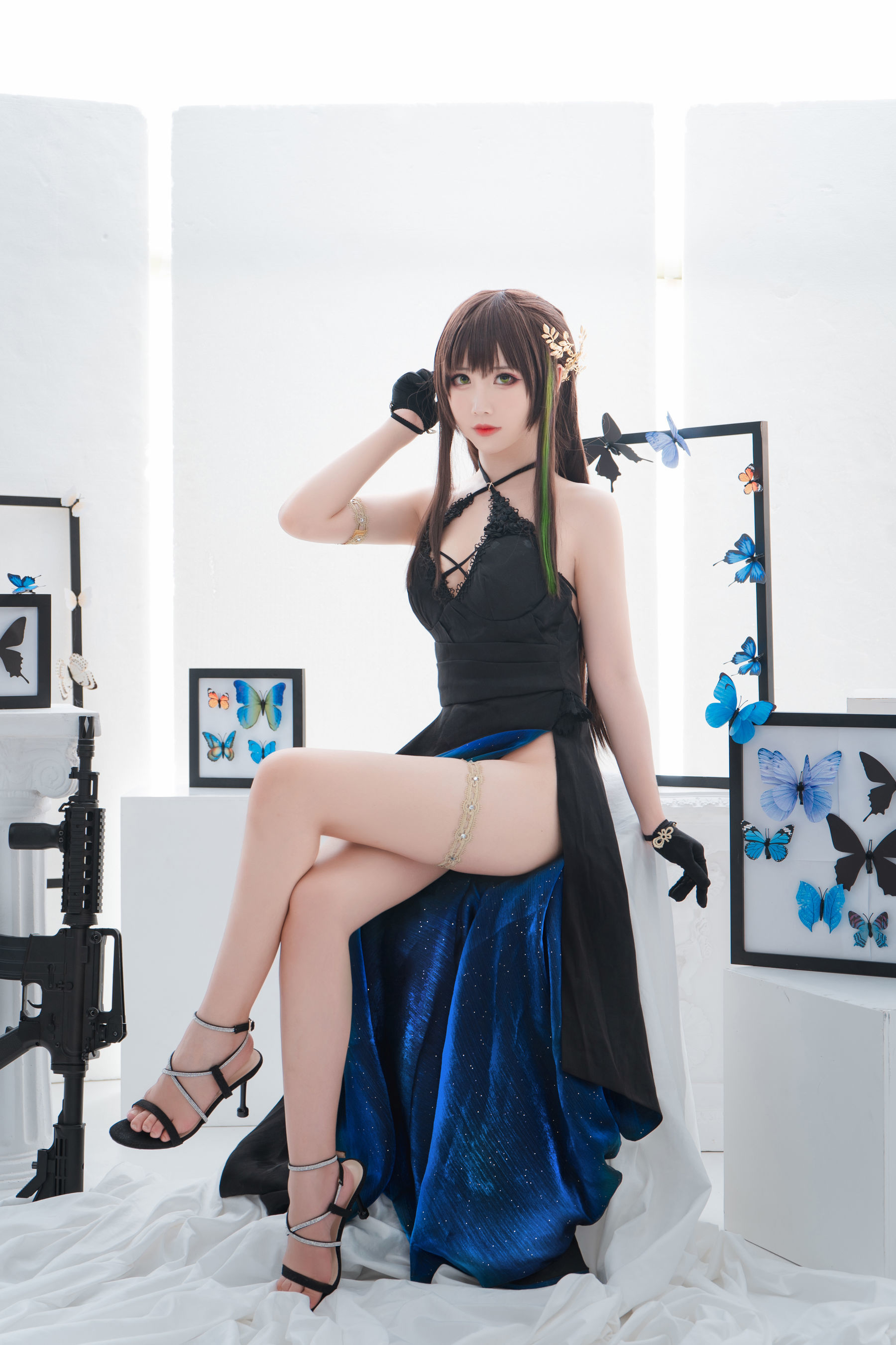 [网红COSER] 面饼仙儿 – M4A1 - 爱照片