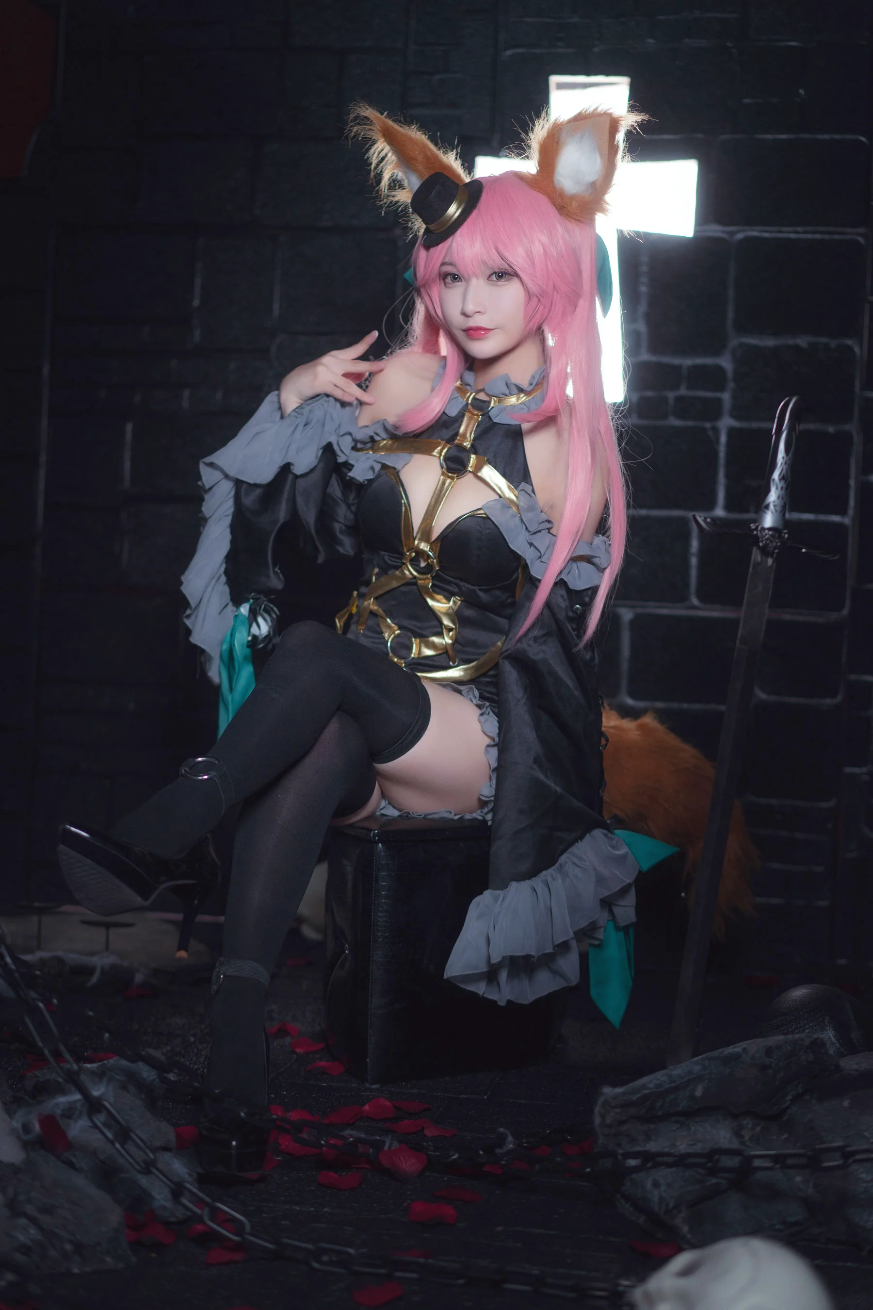 [Cosplay写真] 铁板烧鬼舞w – 玉藻前 魔术 - 爱照片