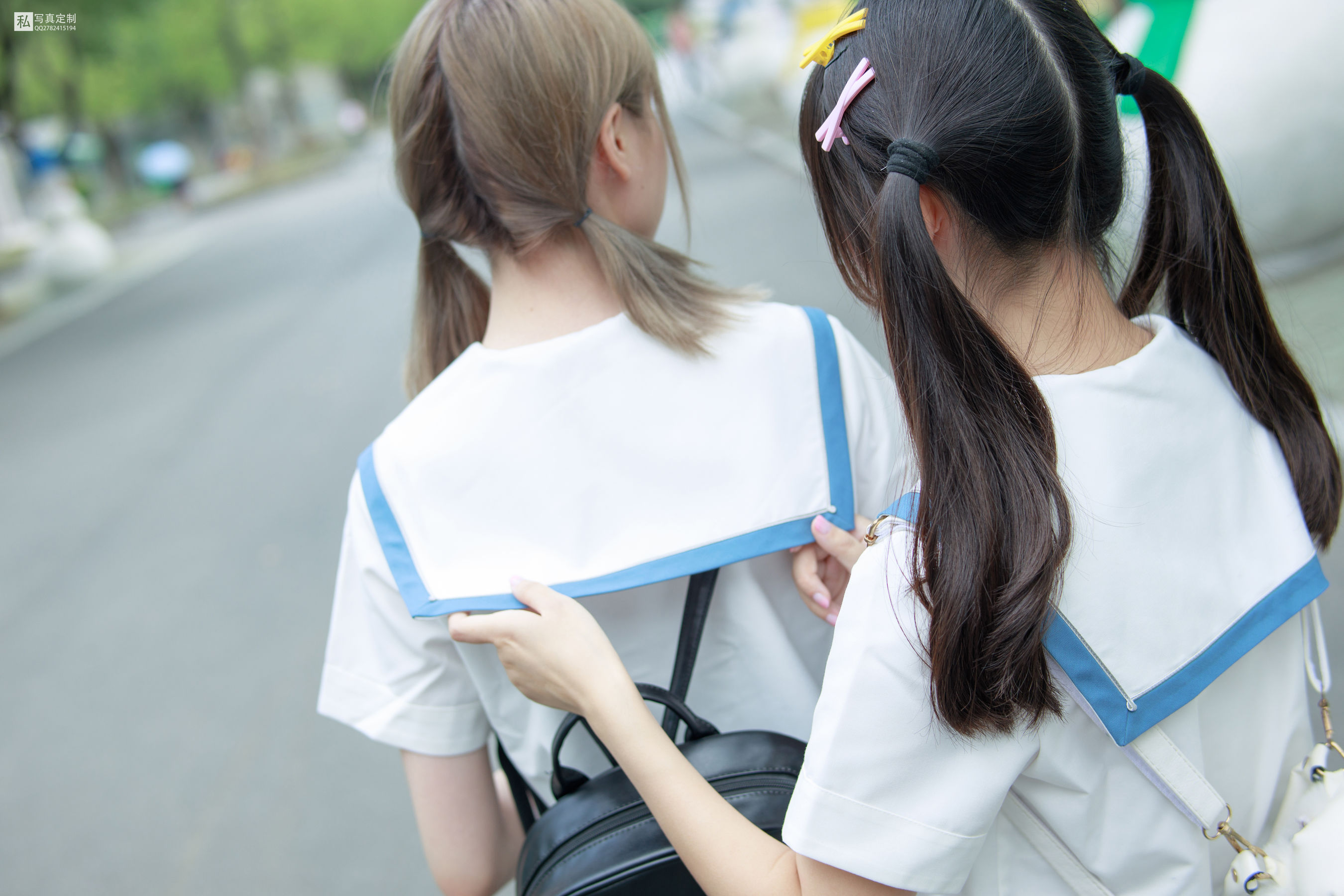 默陌&Aika《80D白丝过膝袜》 [森萝财团] JKFUN-025 写真集 - 爱照片