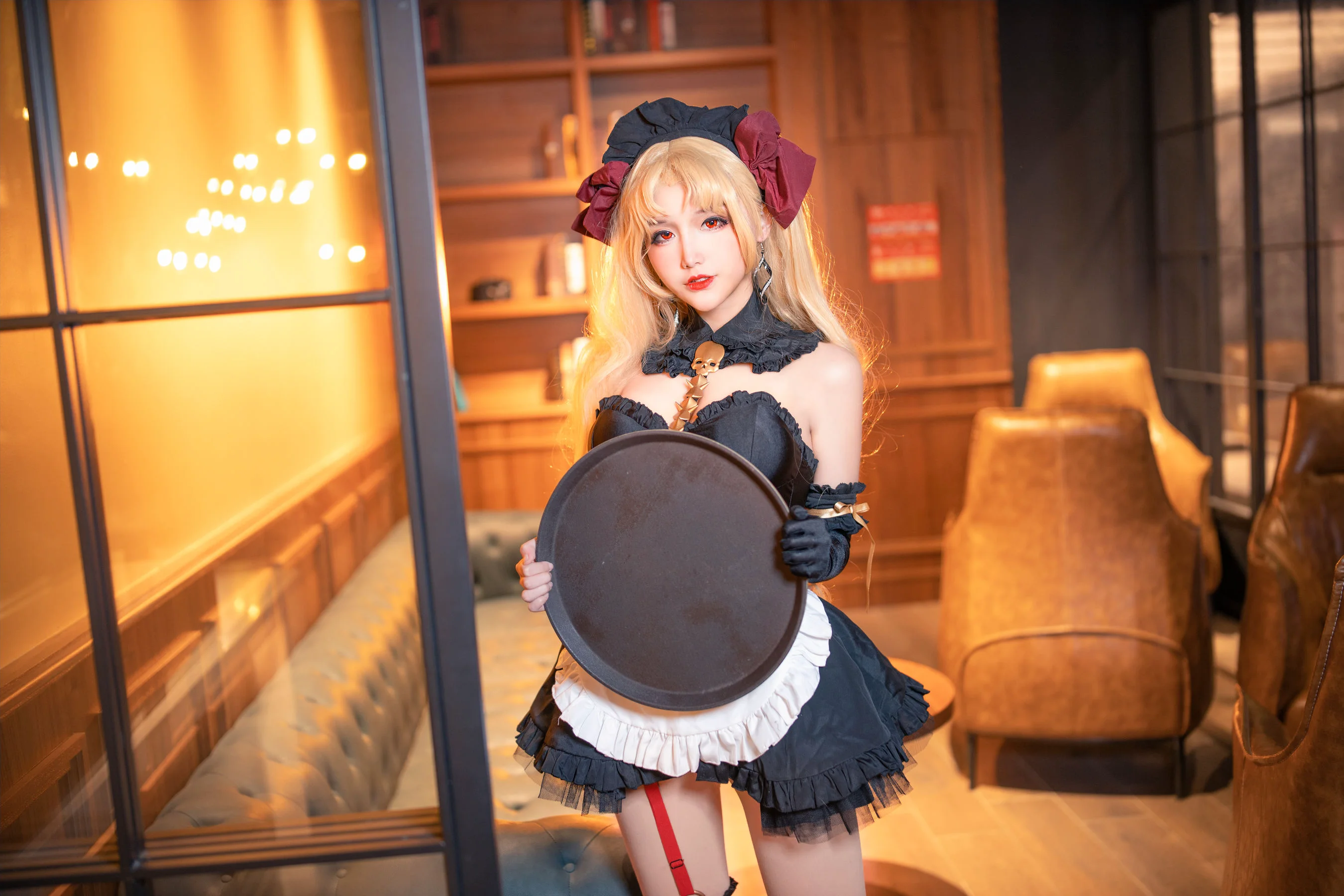 COS妹子仙九Airi 《艾蕾女仆》 写真集 - 爱照片