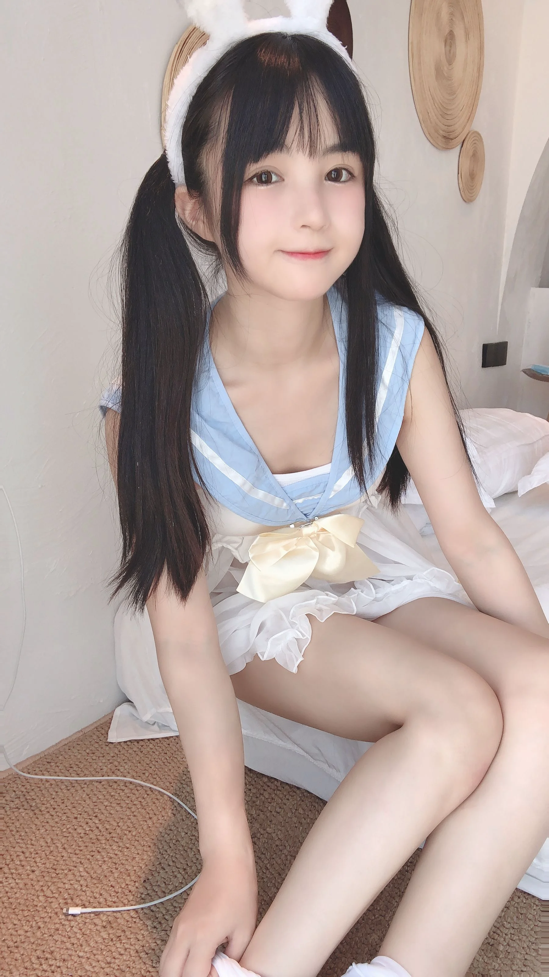 [Cosplay] 桜井宁宁 – 双马尾少女 写真集 - 爱照片