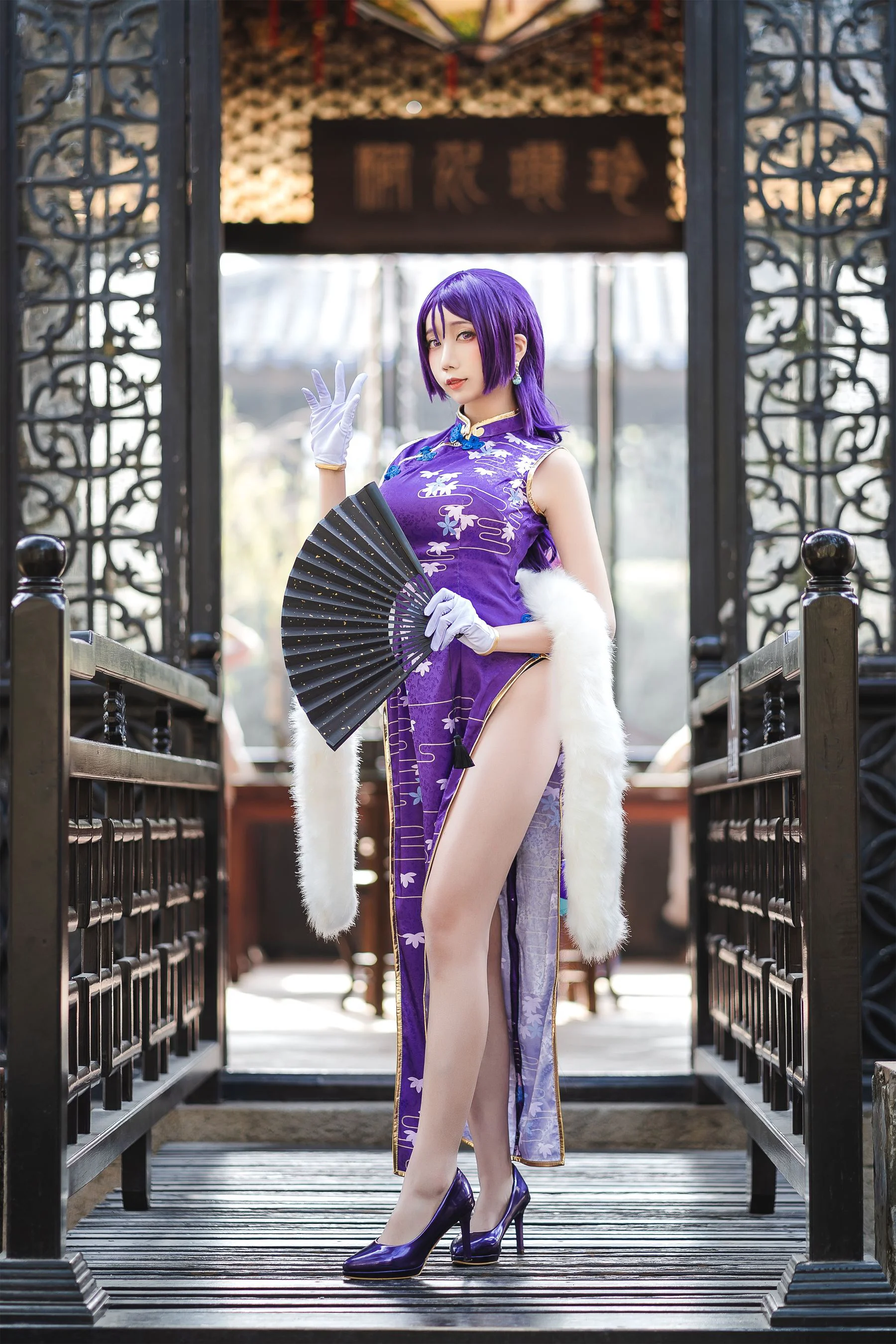 [COS福利] 萌娘迷失人形QUQ 《源赖光》 写真集 - 爱照片