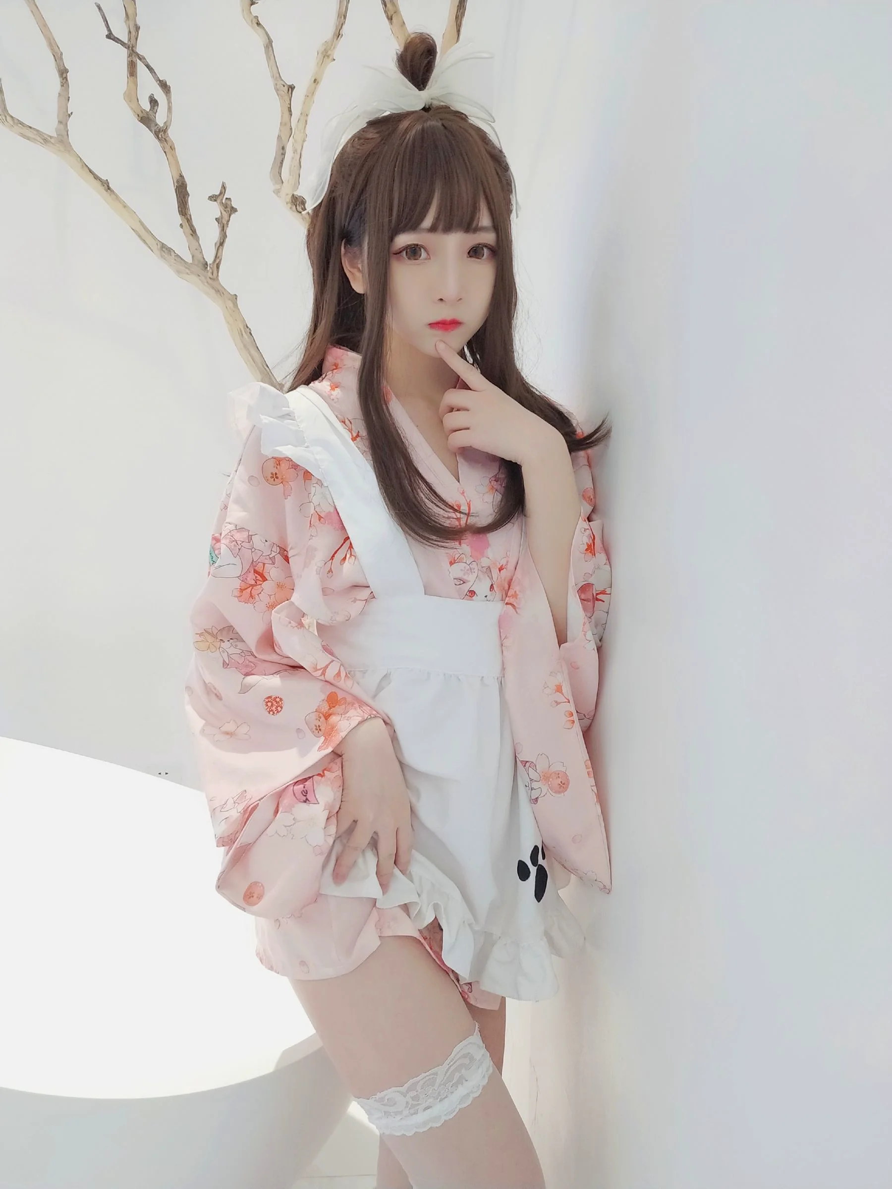 二次元美女古川kagura 《浴衣女仆》 写真集 - 爱照片