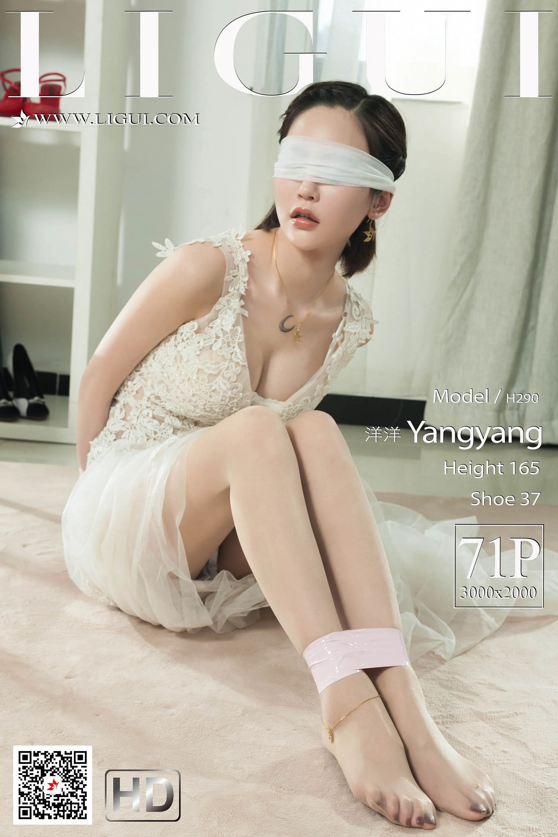 [丽柜Ligui] Model 洋洋 《婚纱美束》 写真集 - 爱照片