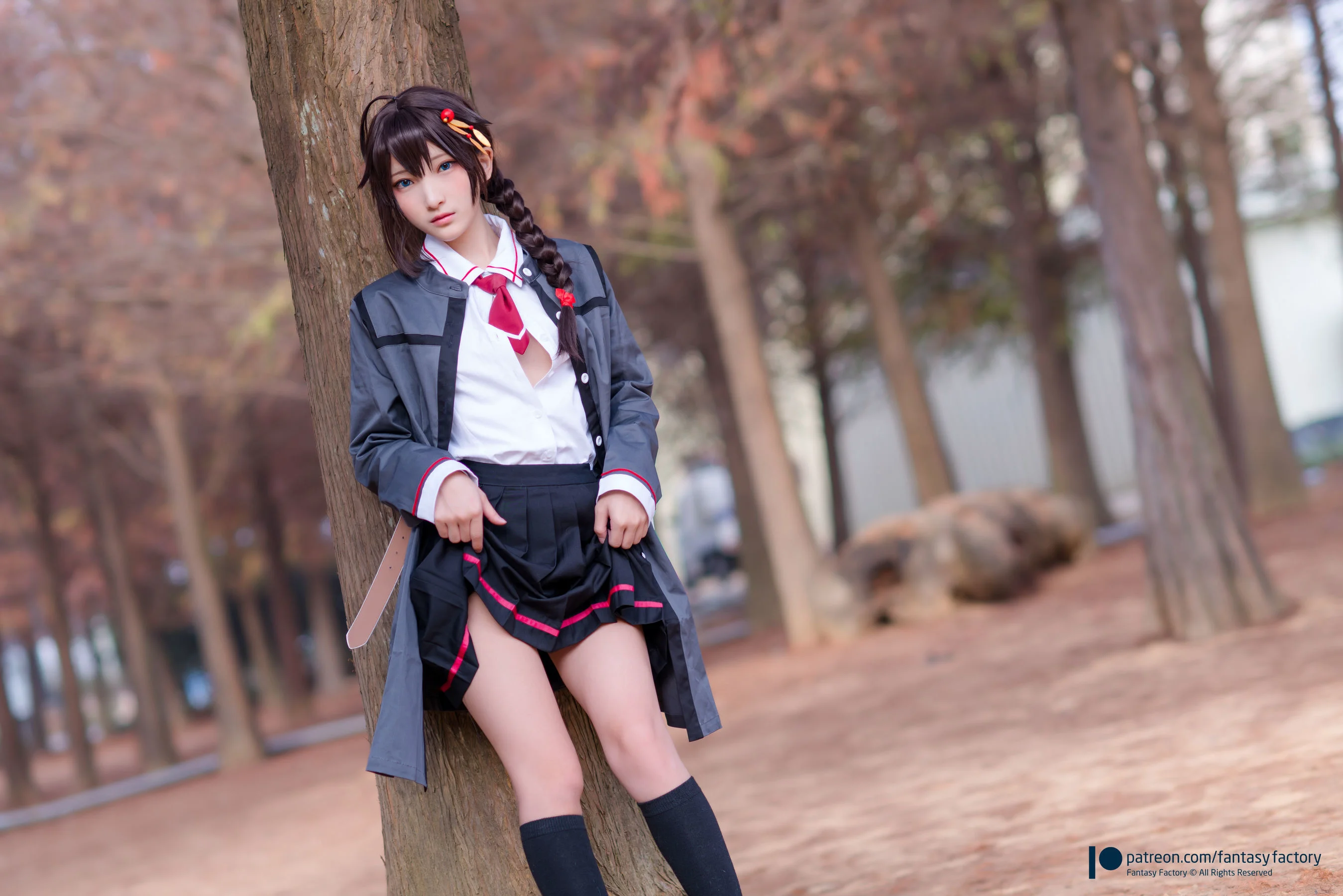 小丁Cosplay《JK制服+水手小兔外拍》 [Fantasy Factory] 写真集 - 爱照片