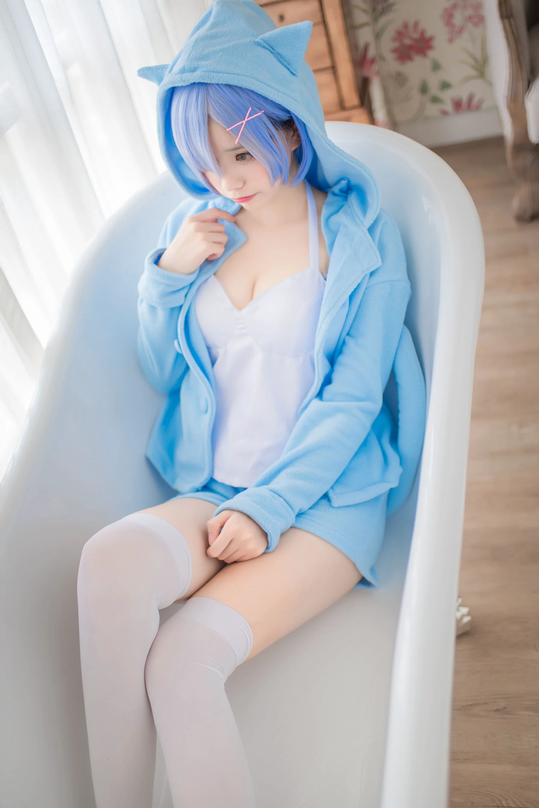 萌系小野妹子w 《蕾姆 蓝色精灵》 写真集 - 爱照片