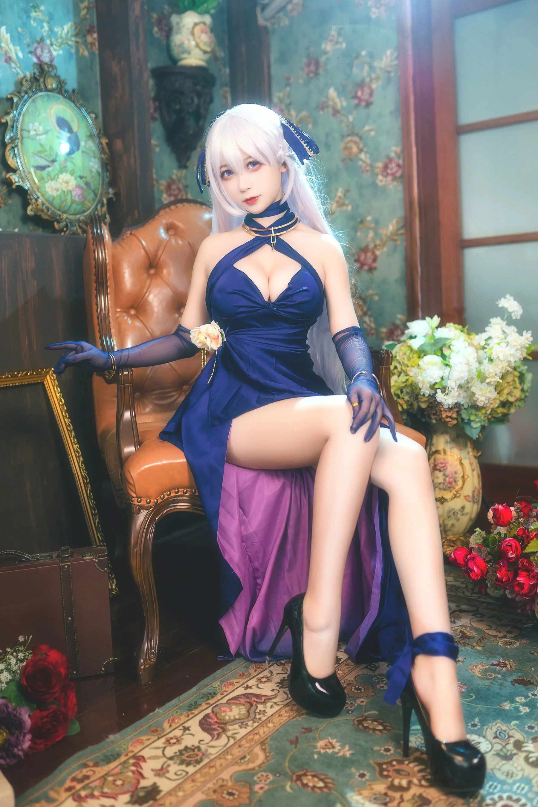 动漫博主樱落酱w 《贝法礼服》 写真集 - 爱照片