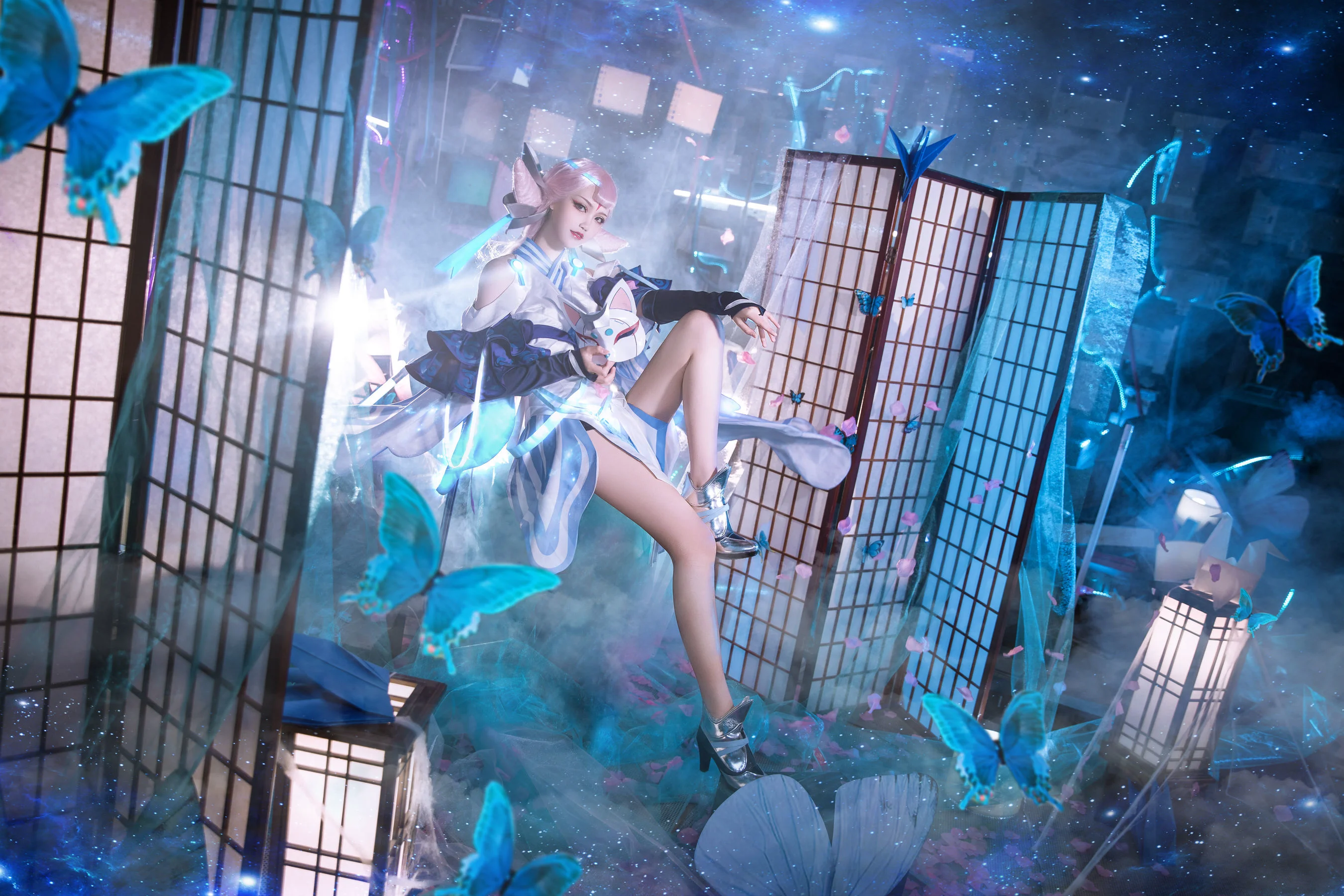 人气coser戚顾儿MIKI 《王者荣耀 貂蝉》 写真集 - 爱照片