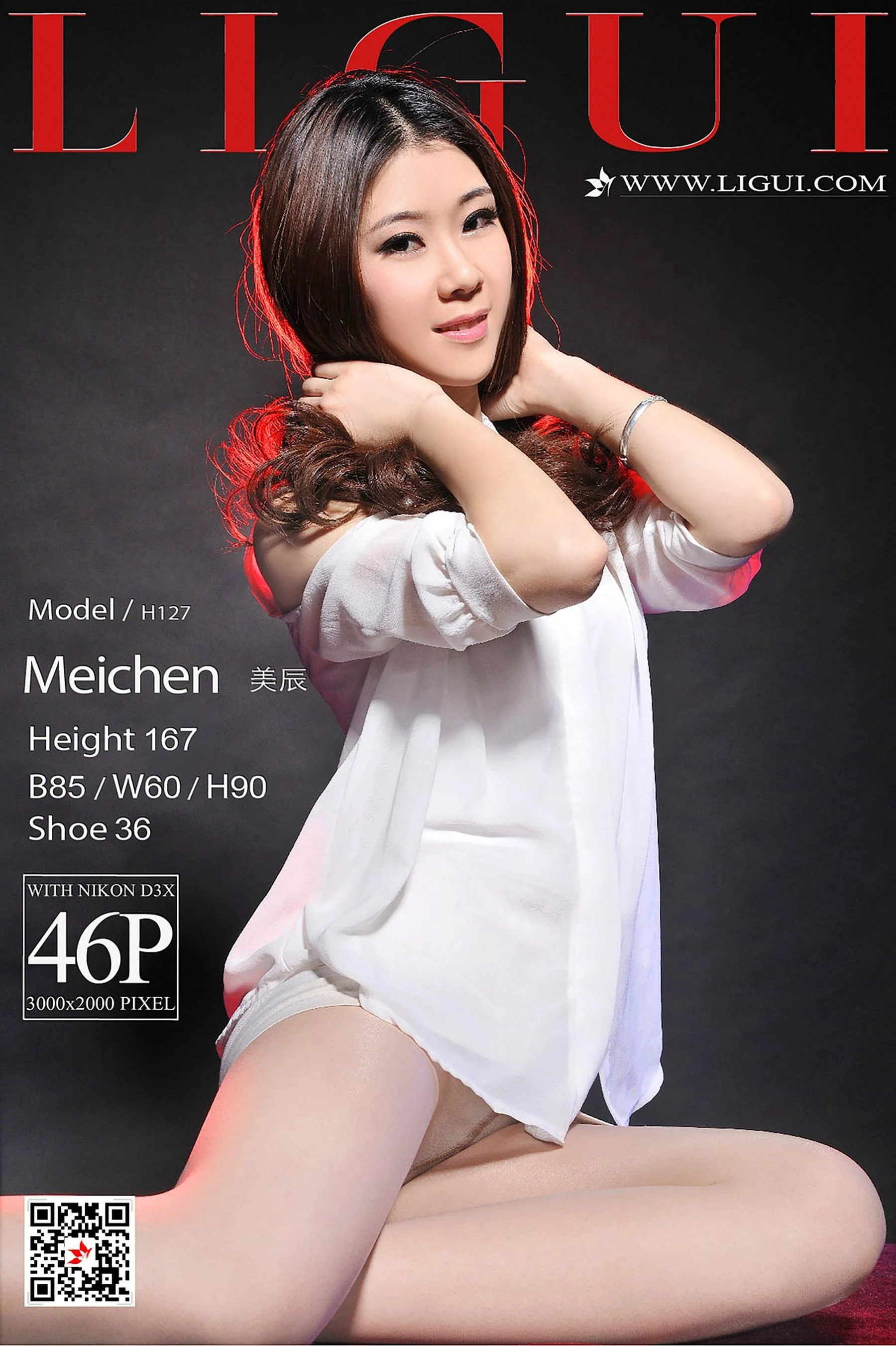 Model 美辰《肉丝玉足》 [丽柜Ligui] 写真集 - 爱照片